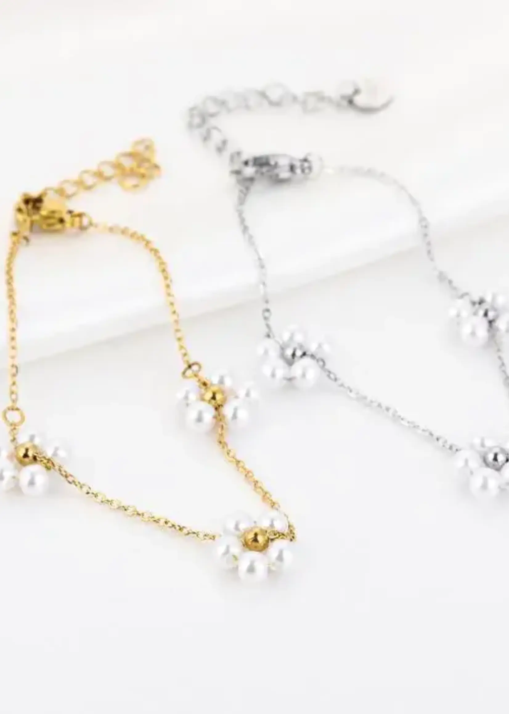 Flo Boutique Armband Flower Pearl