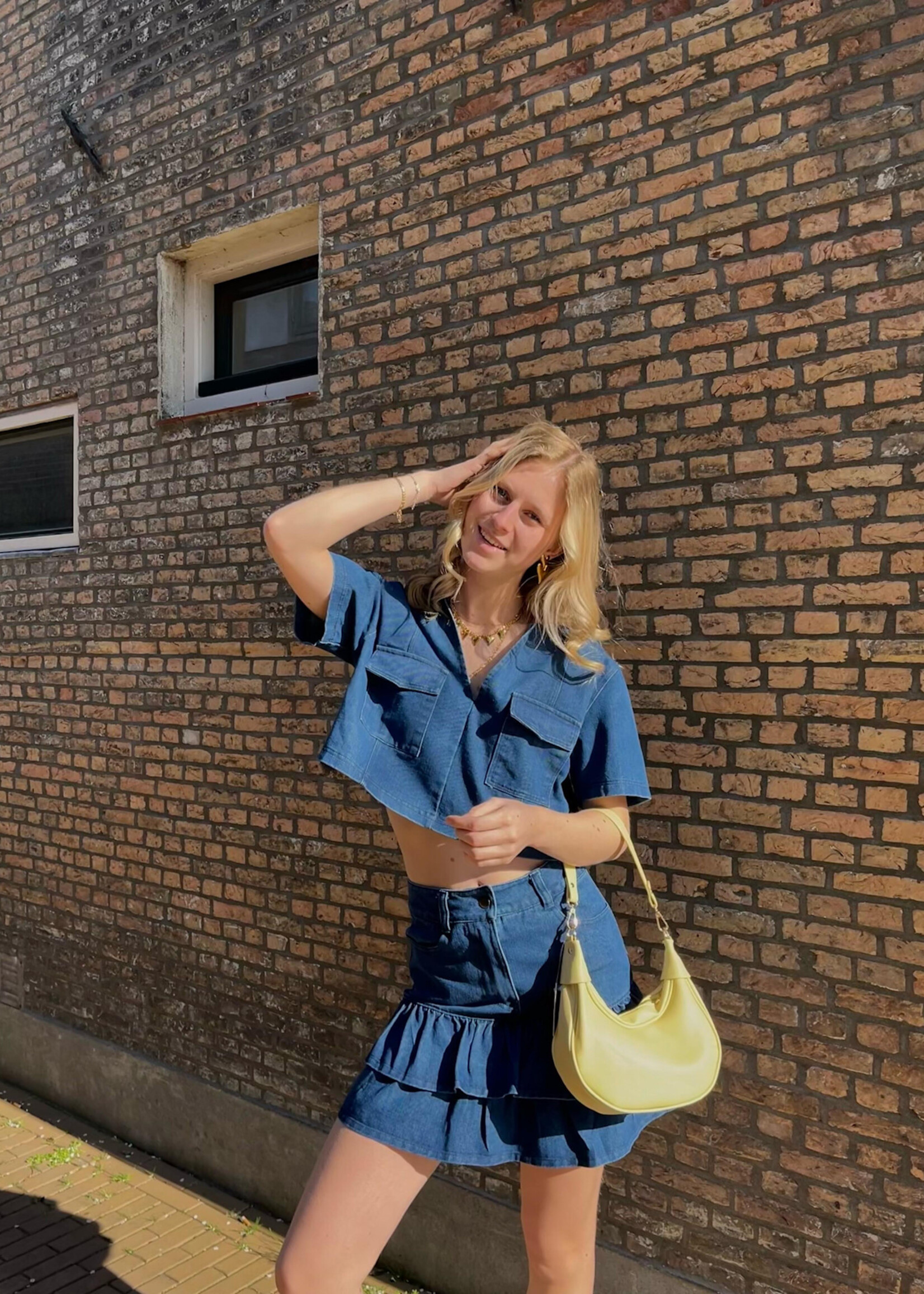 Flo Boutique Rok Maartje denim