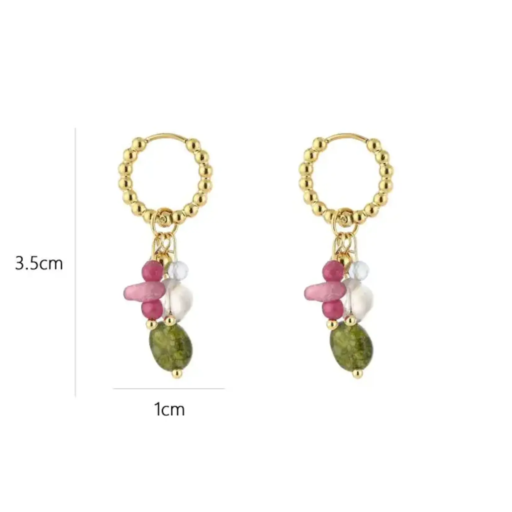 More the Firm Oorbellen Colorful dots