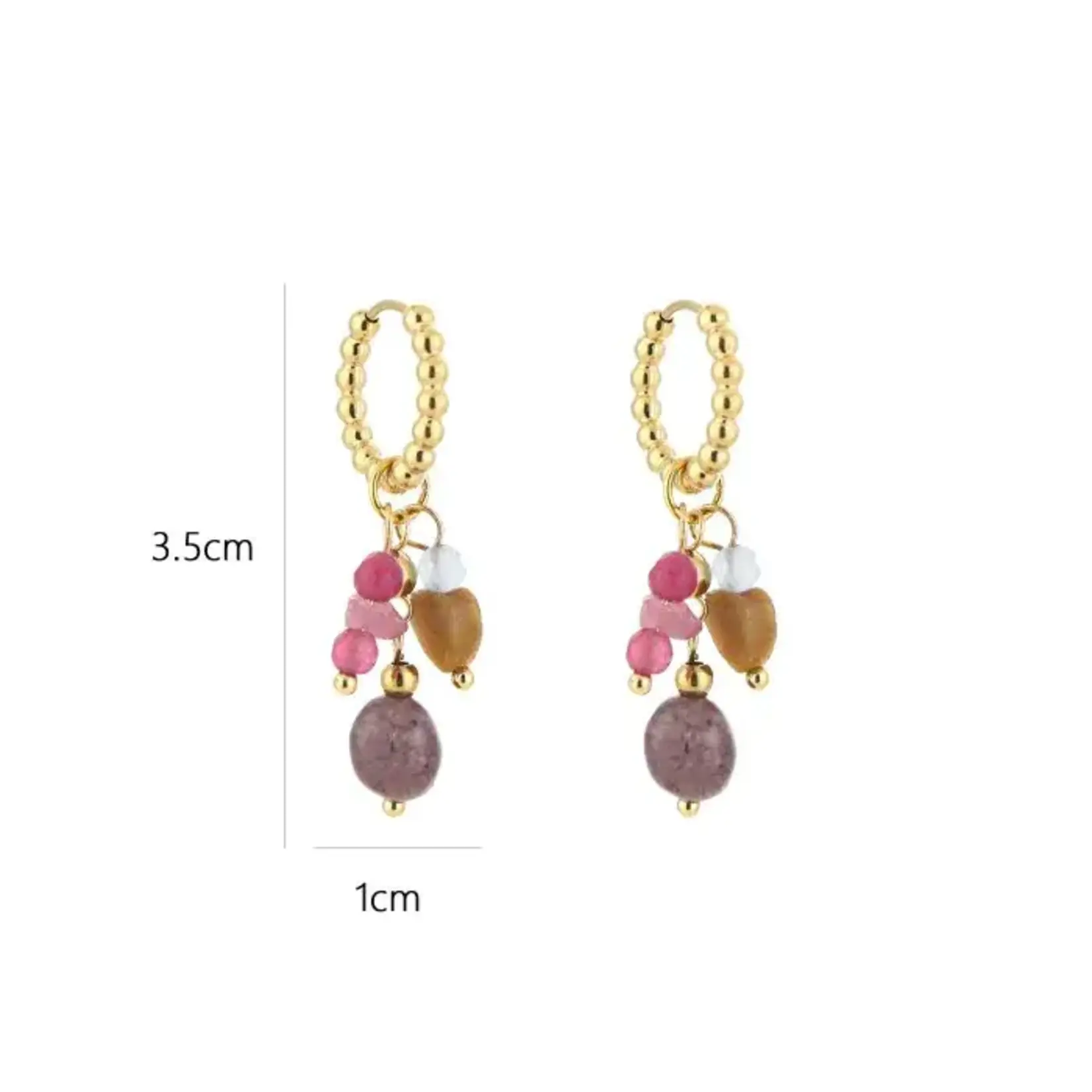 More the Firm Oorbellen Colorful dots