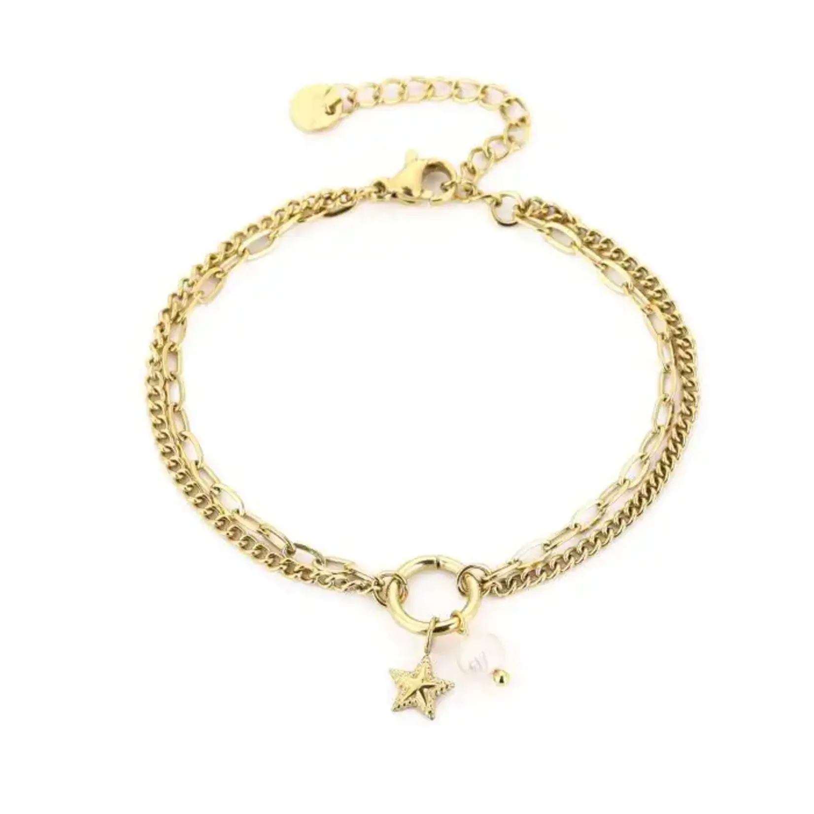More the Firm Dubbele armband Star