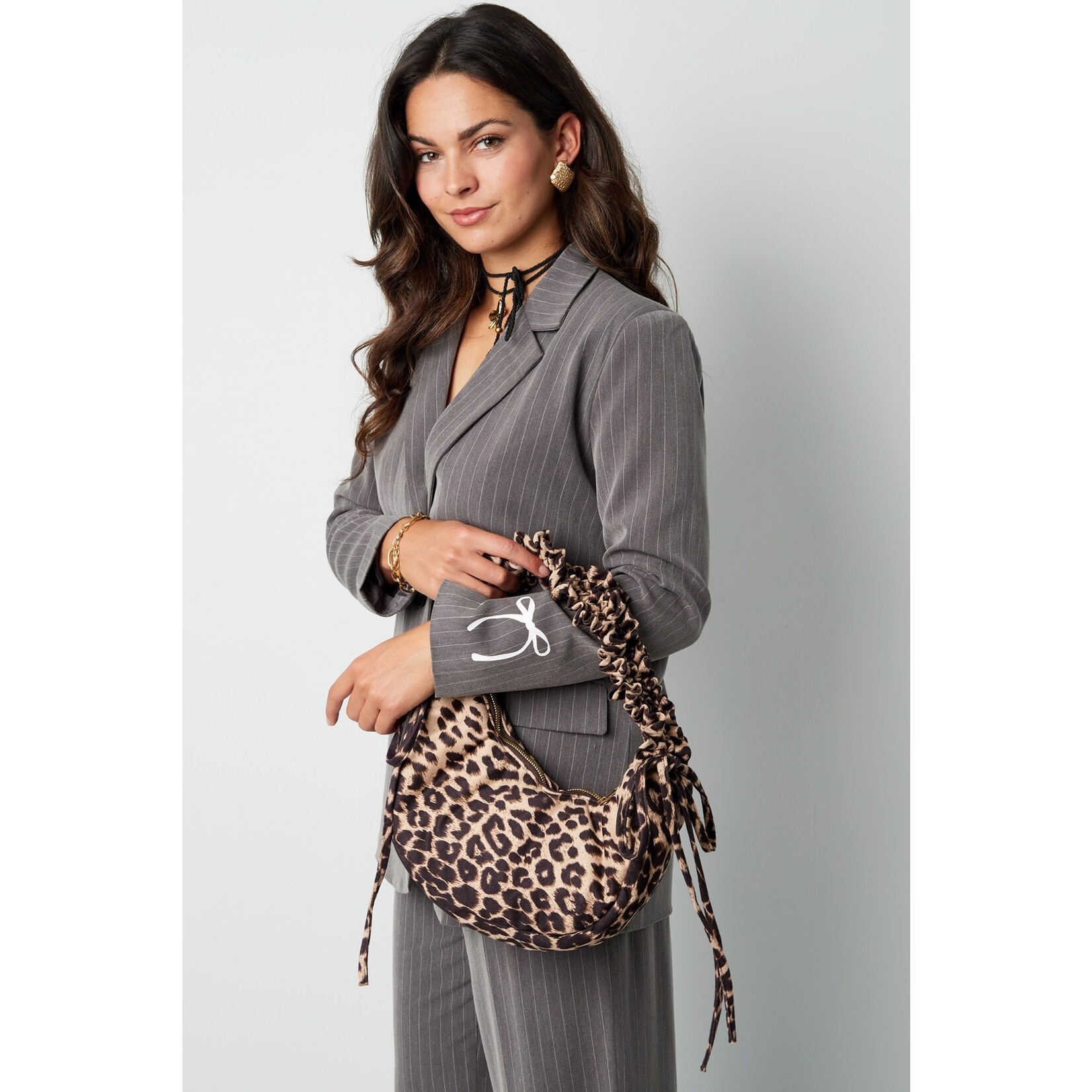 Flo Boutique Knotty Circle Tas Leopard