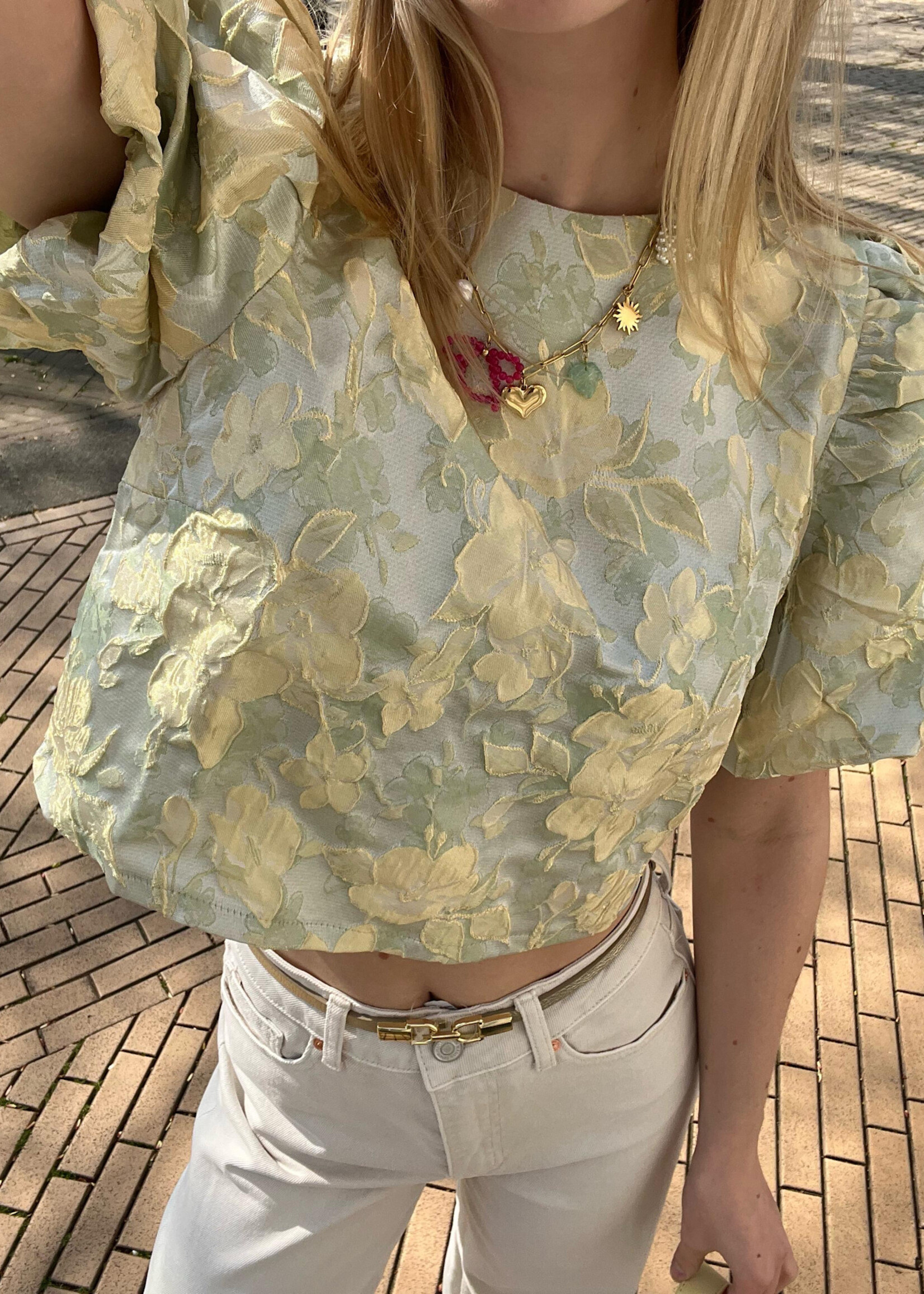 Flo Boutique Top Elena Light Green