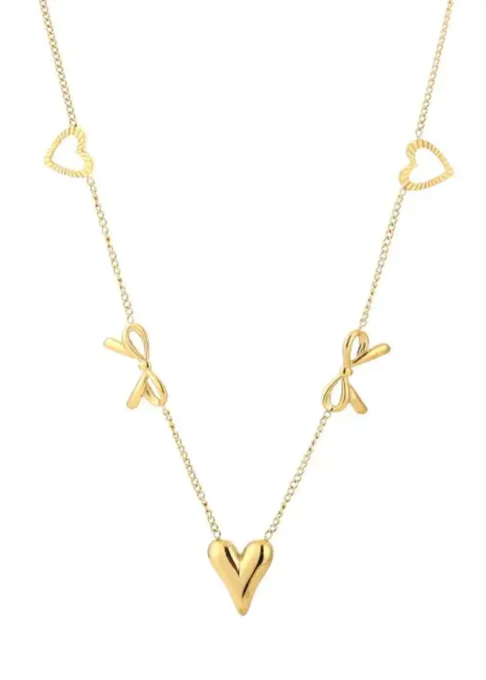 Flo Boutique Ketting Bow Love