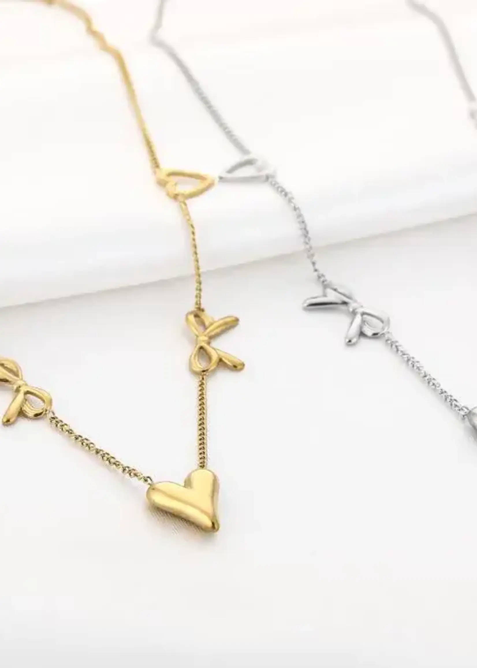 Flo Boutique Ketting Bow Love