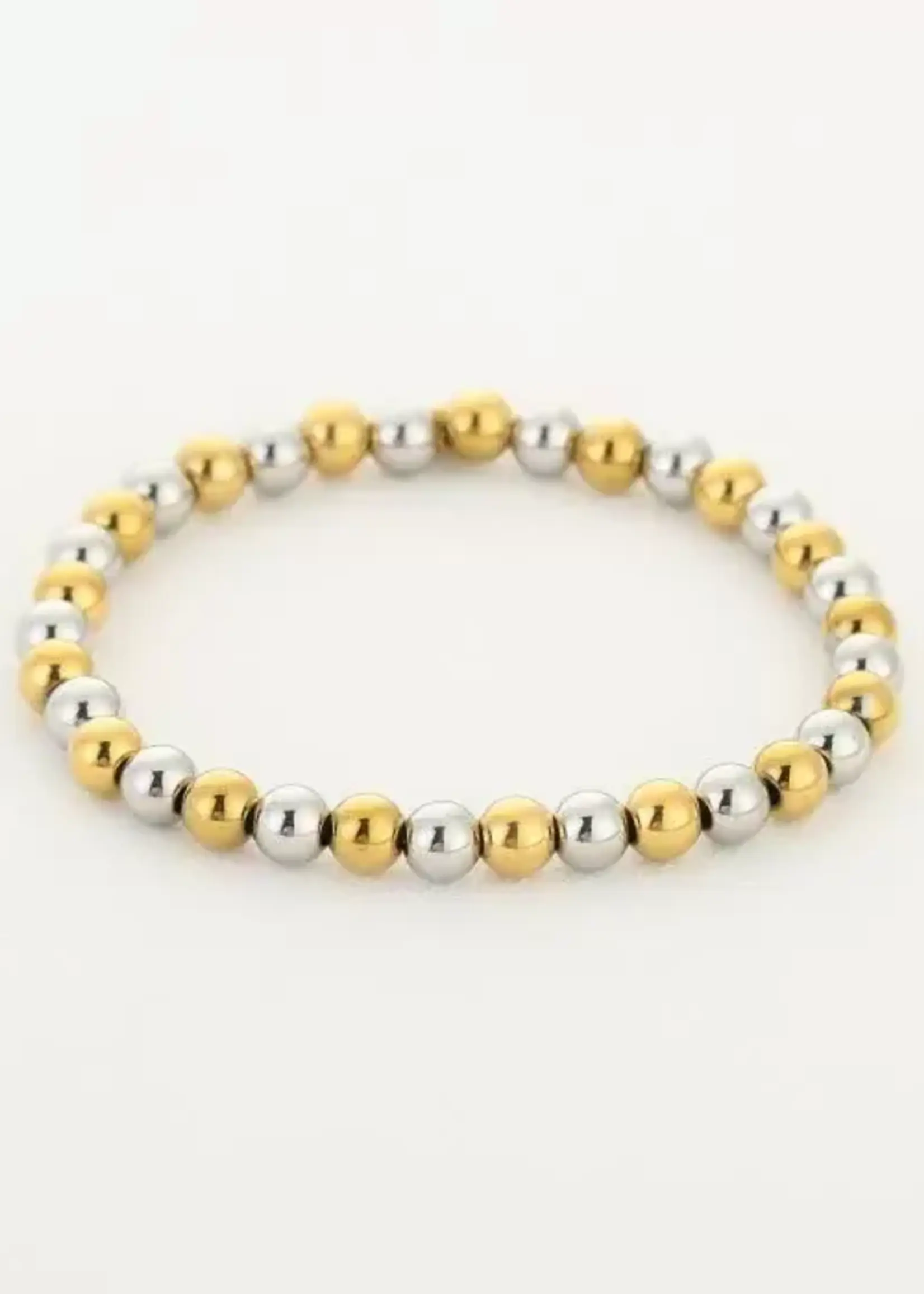 More the Firm Armband Dots Silver/Gold