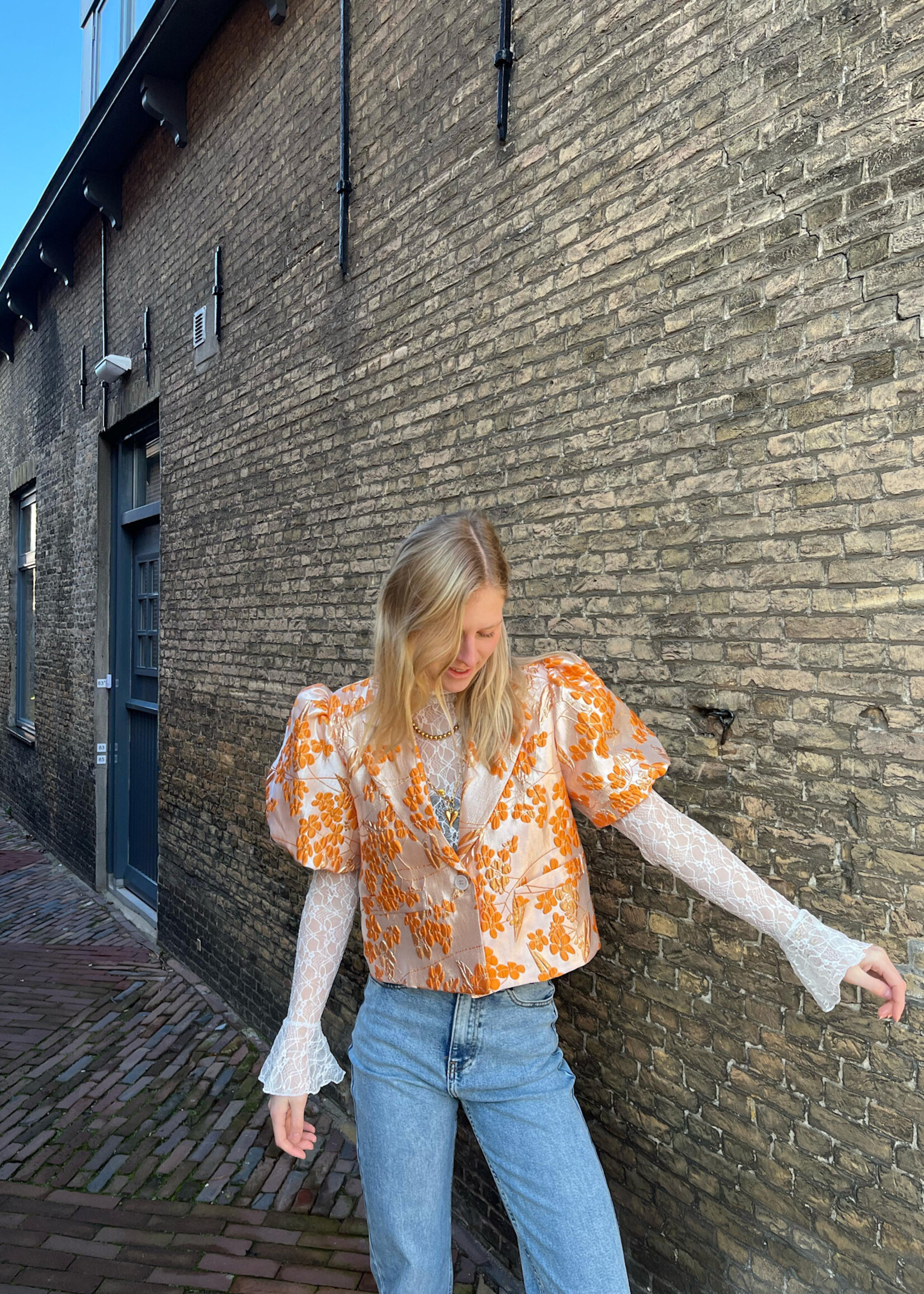 Flo Boutique Blazer Mara Orange