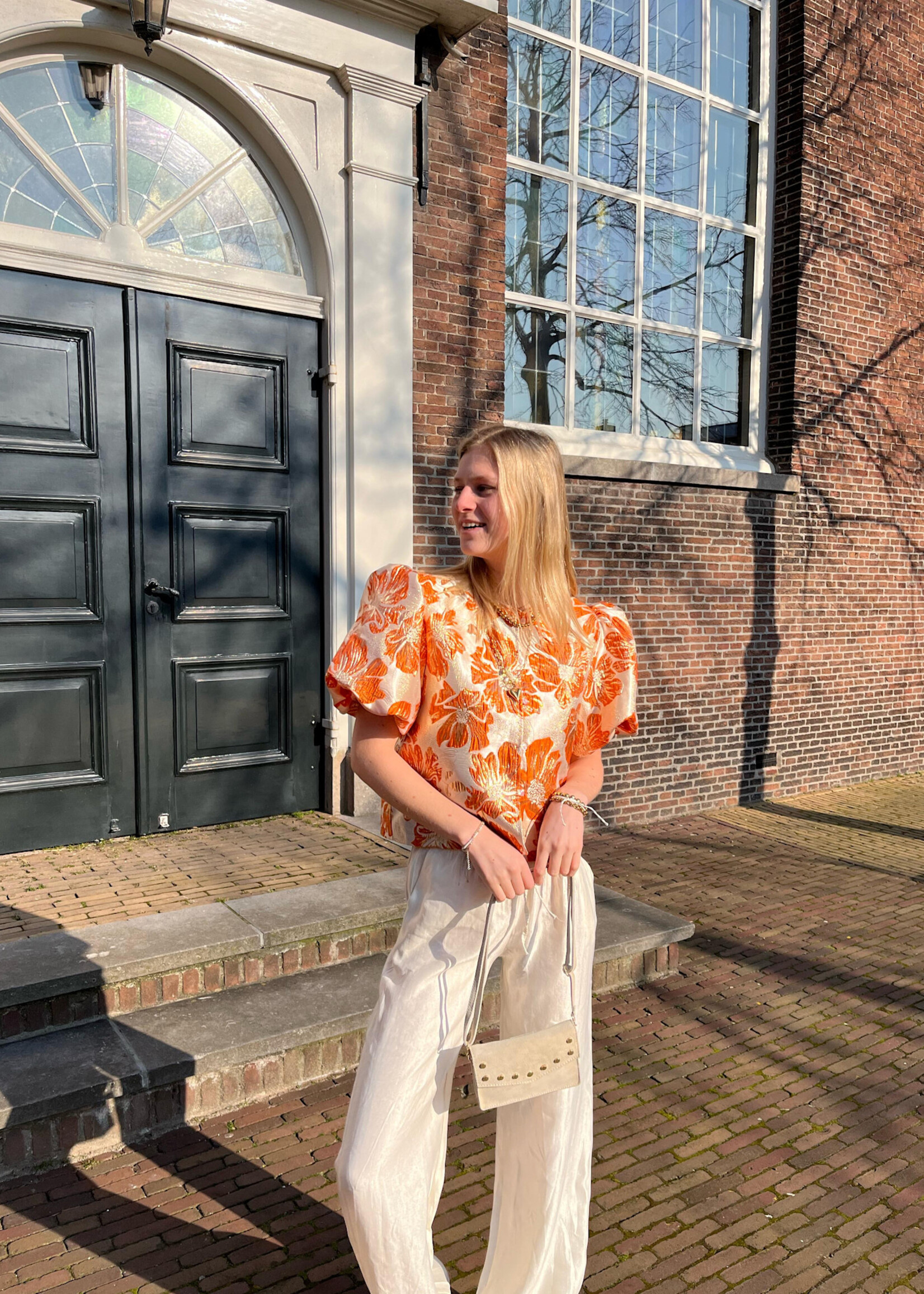 Flo Boutique Top Mara Orange