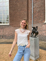 Flo Boutique Lace top Maddy White