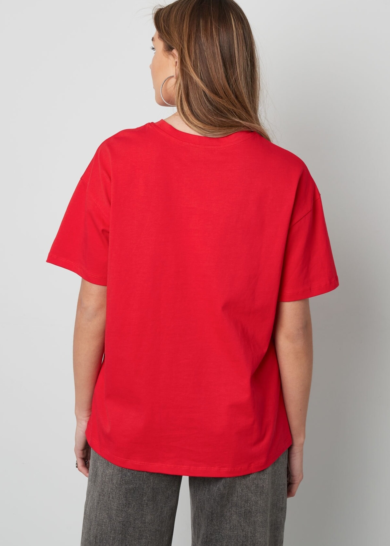 Flo Boutique T-shirt Oui Oui Red