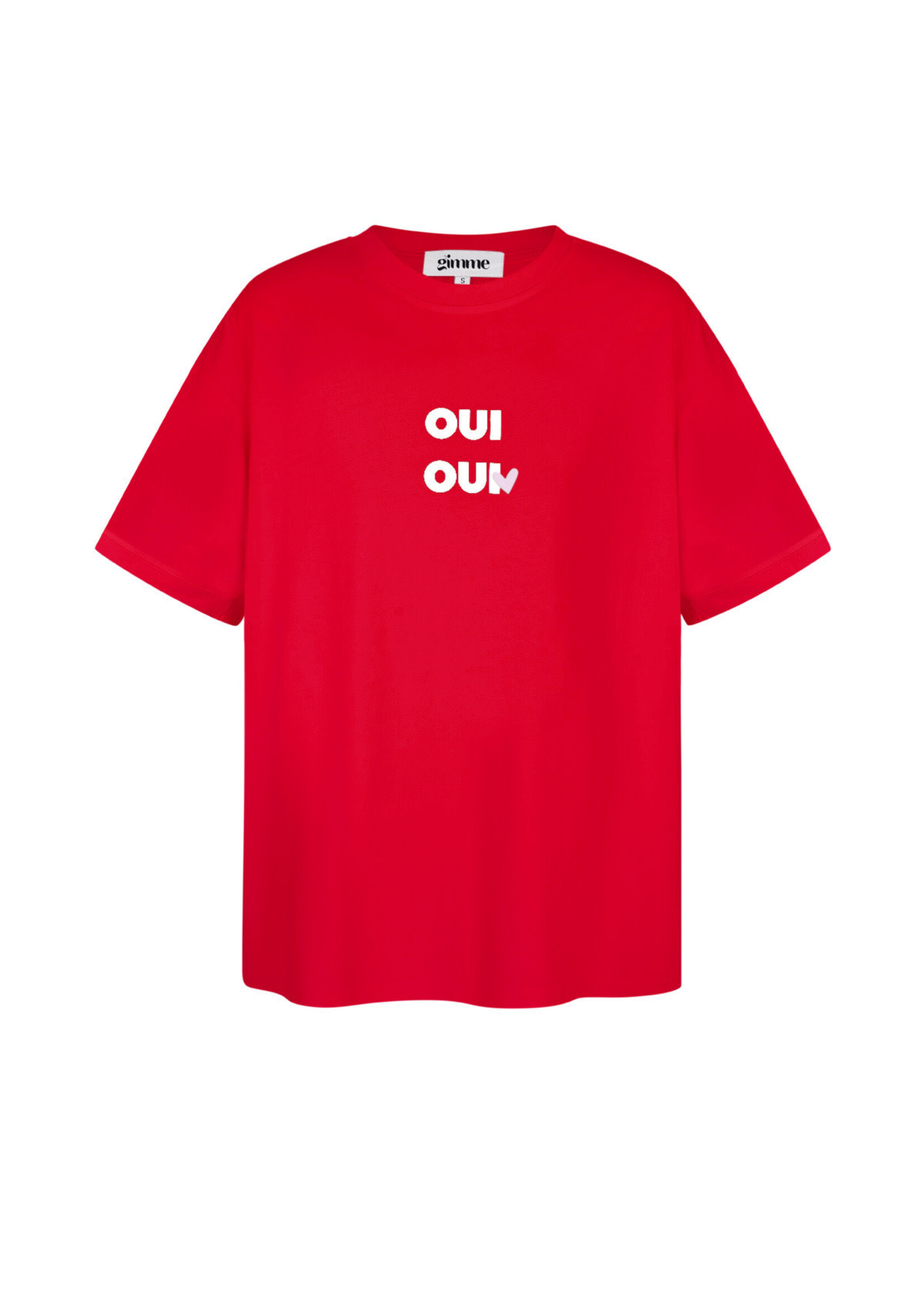 Flo Boutique T-shirt Oui Oui Red