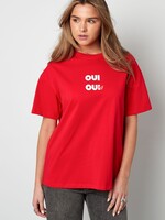 Flo Boutique T-shirt Oui Oui Red