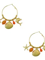 Flo Boutique Big earrings Beach Vibes