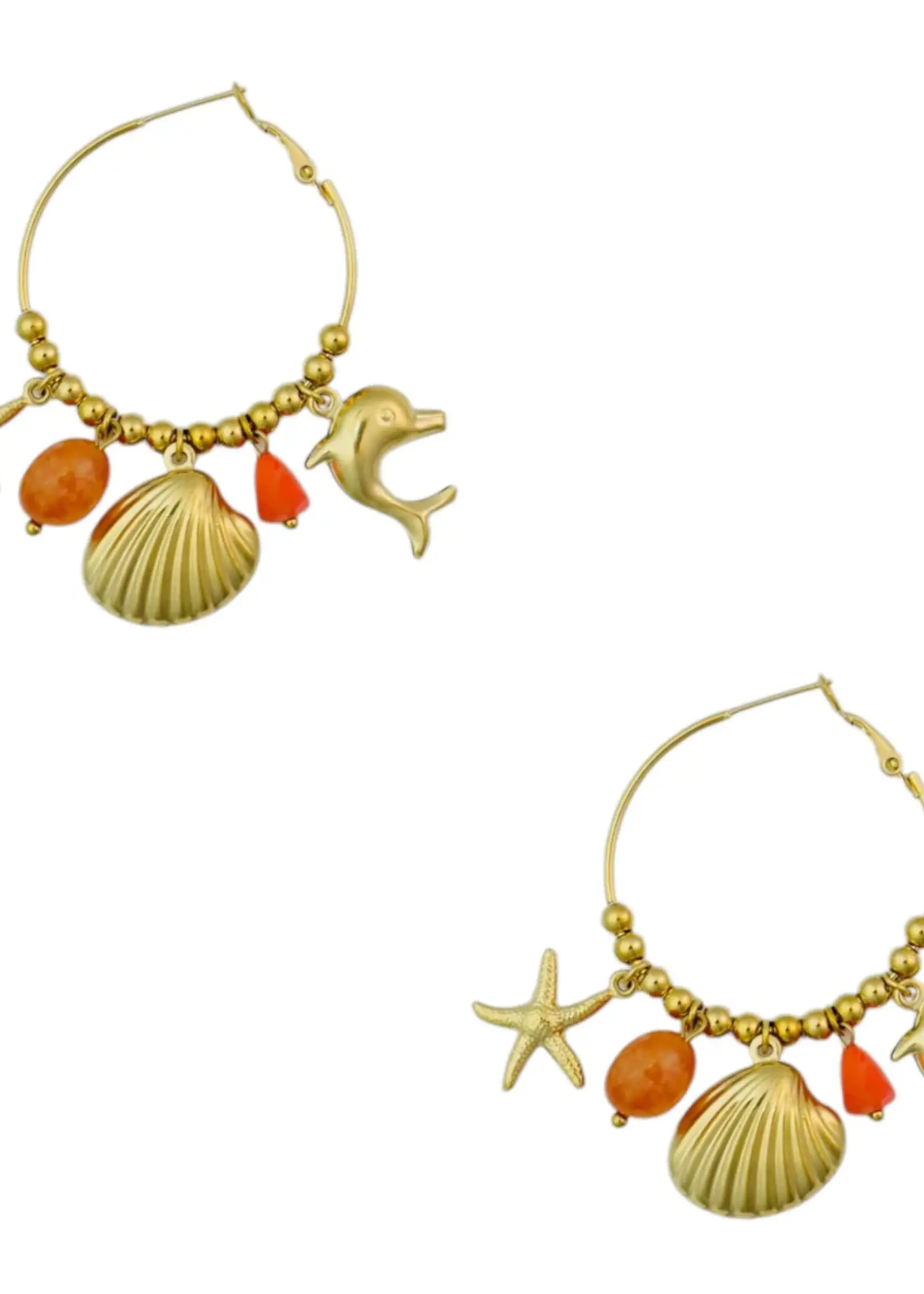 Flo Boutique Big earrings Beach Vibes