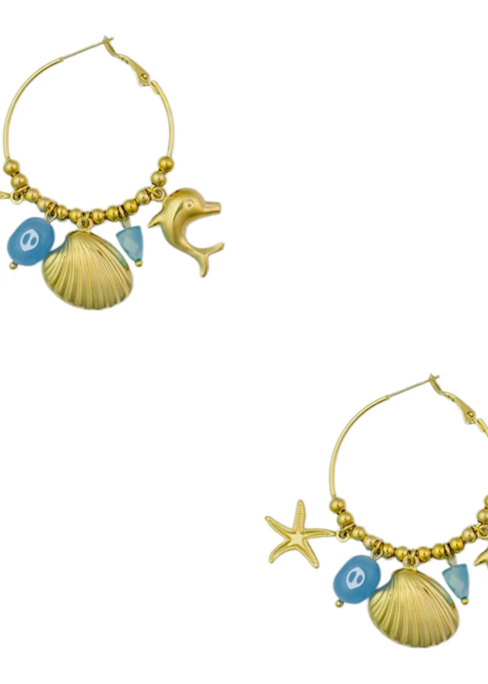 Flo Boutique Big earrings Beach Vibes