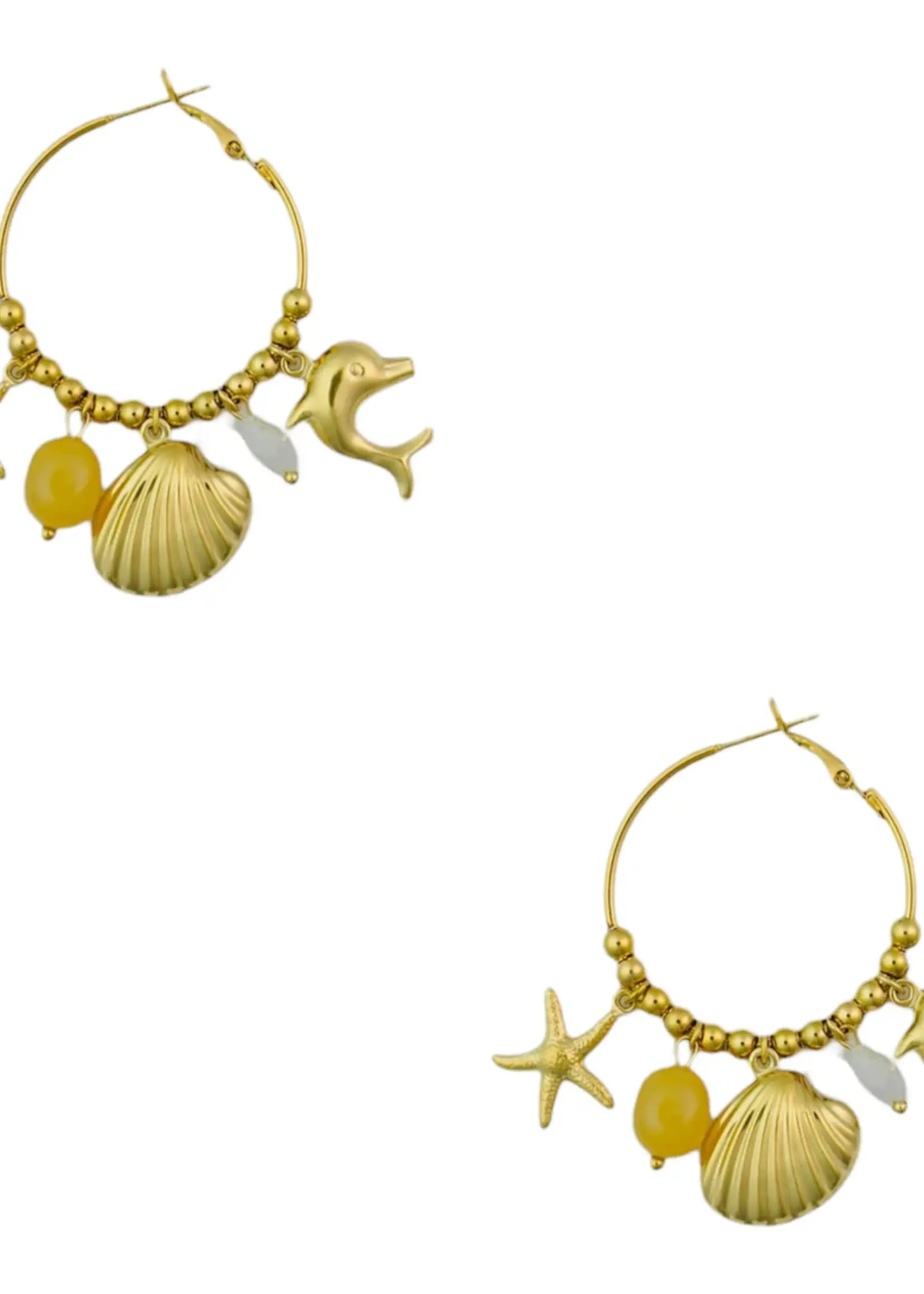 Flo Boutique Big earrings Beach Vibes