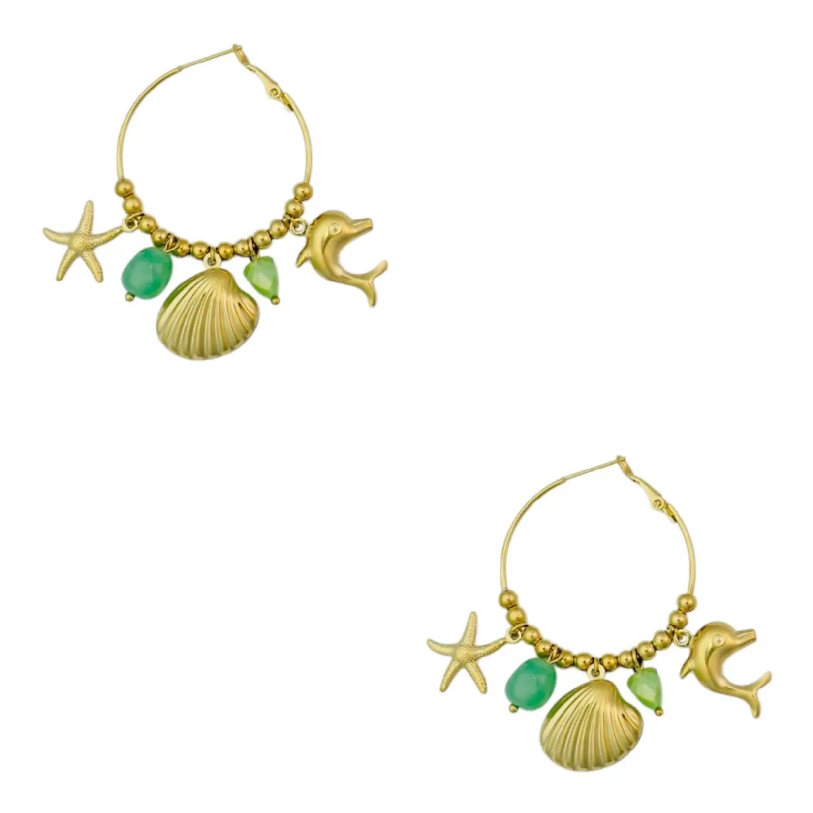 Flo Boutique Big earrings Beach Vibes