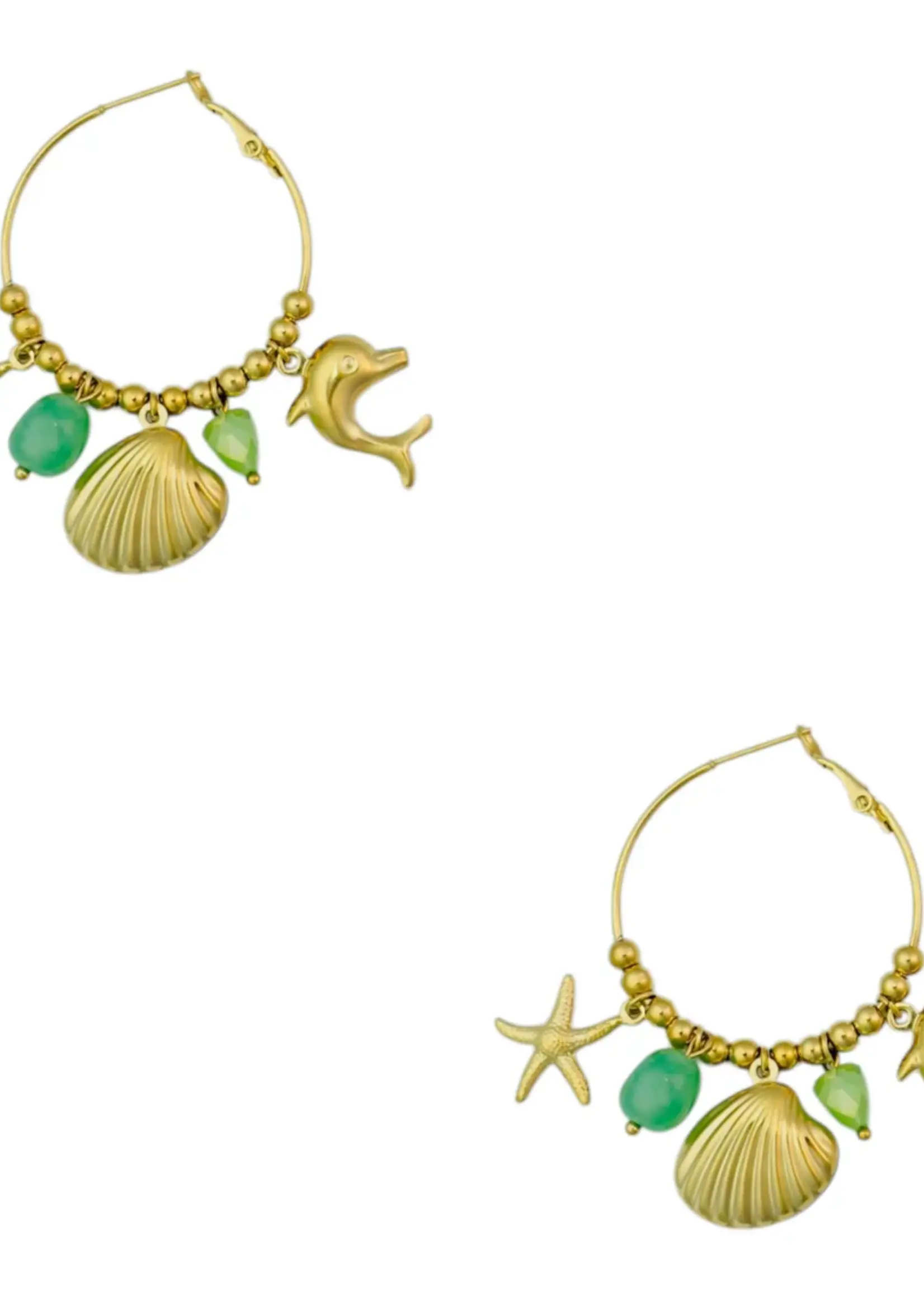 Flo Boutique Big earrings Beach Vibes