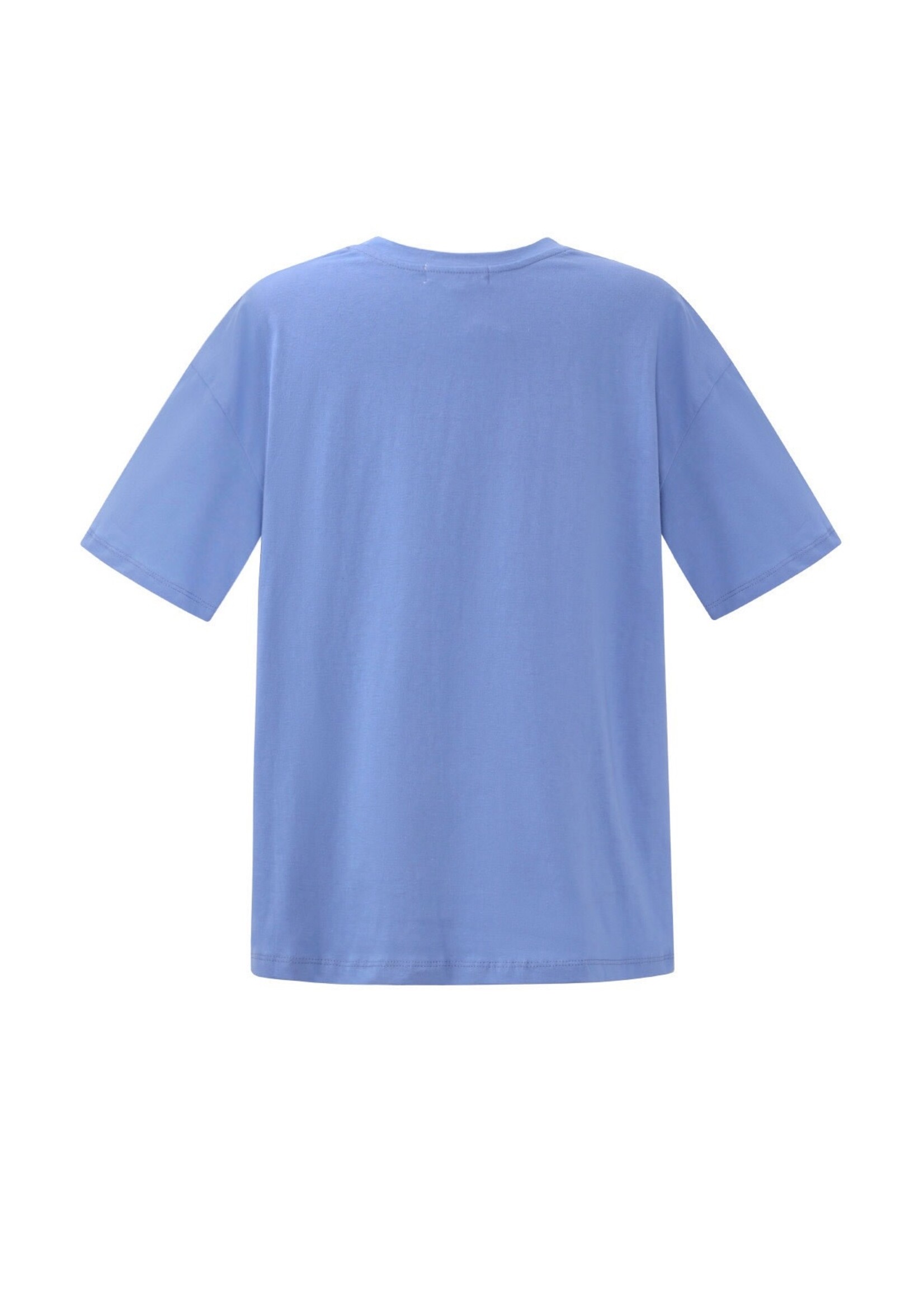 Flo Boutique T-shirt Pardon my French blue