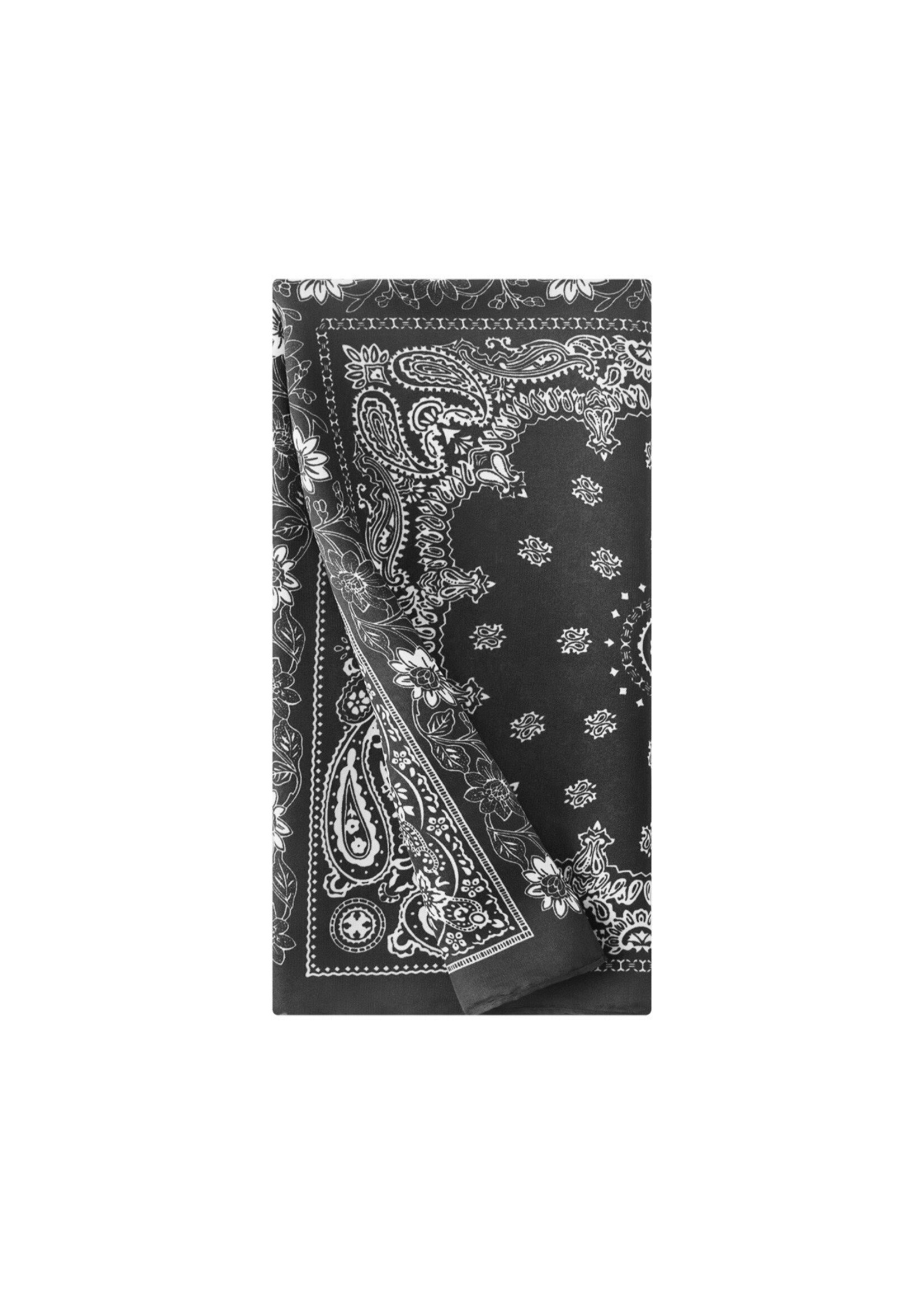 Flo Boutique Sjaaltje Black Paisley