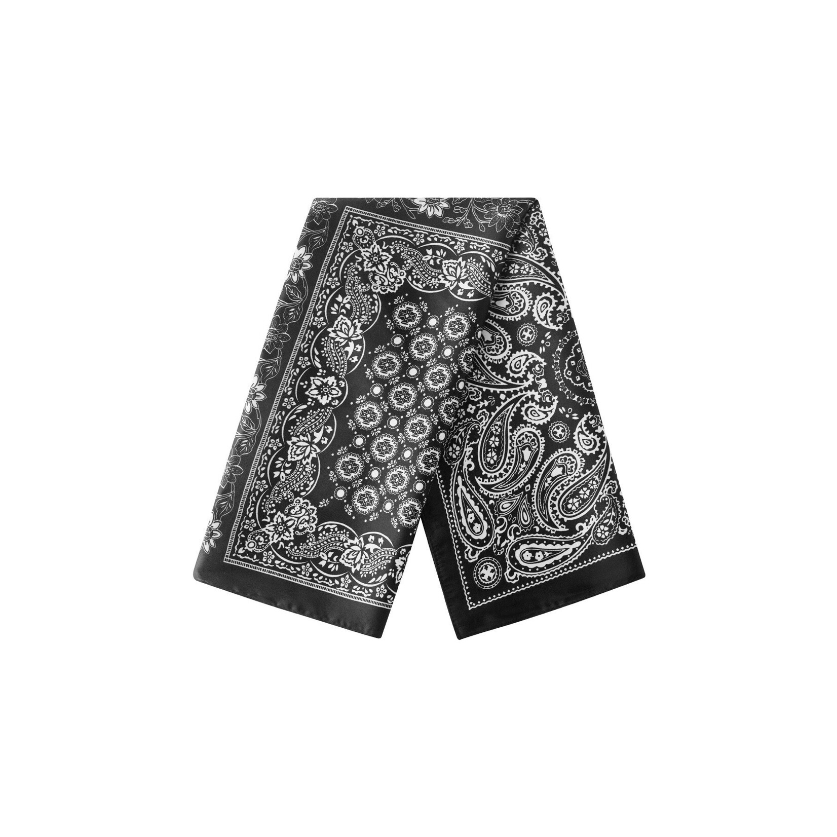 Flo Boutique Sjaaltje Black Paisley