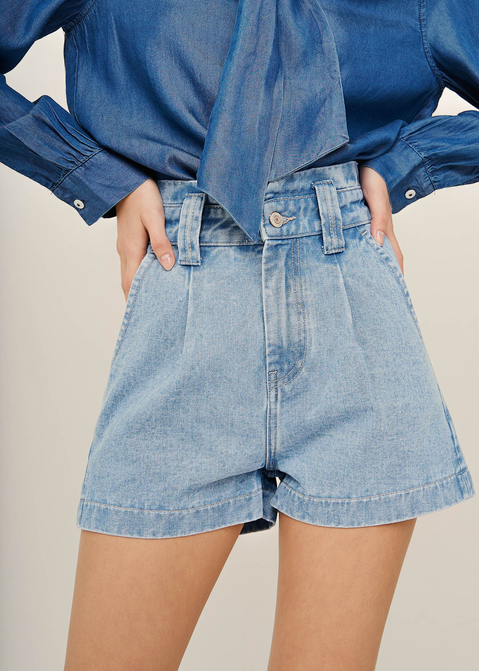 Flo Boutique Denim Short Lina Blue