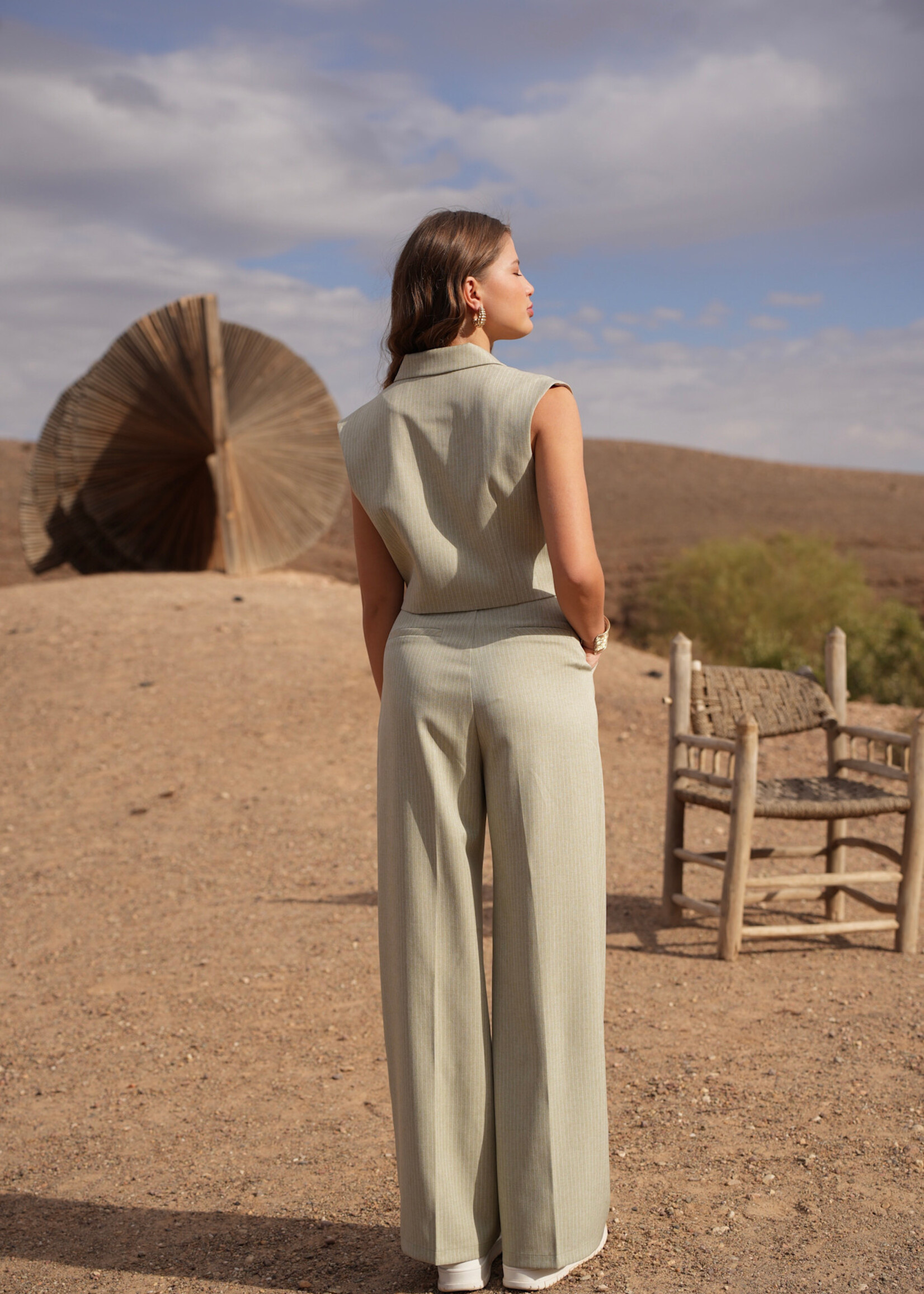 Flo Boutique Broek Dainy Light Green