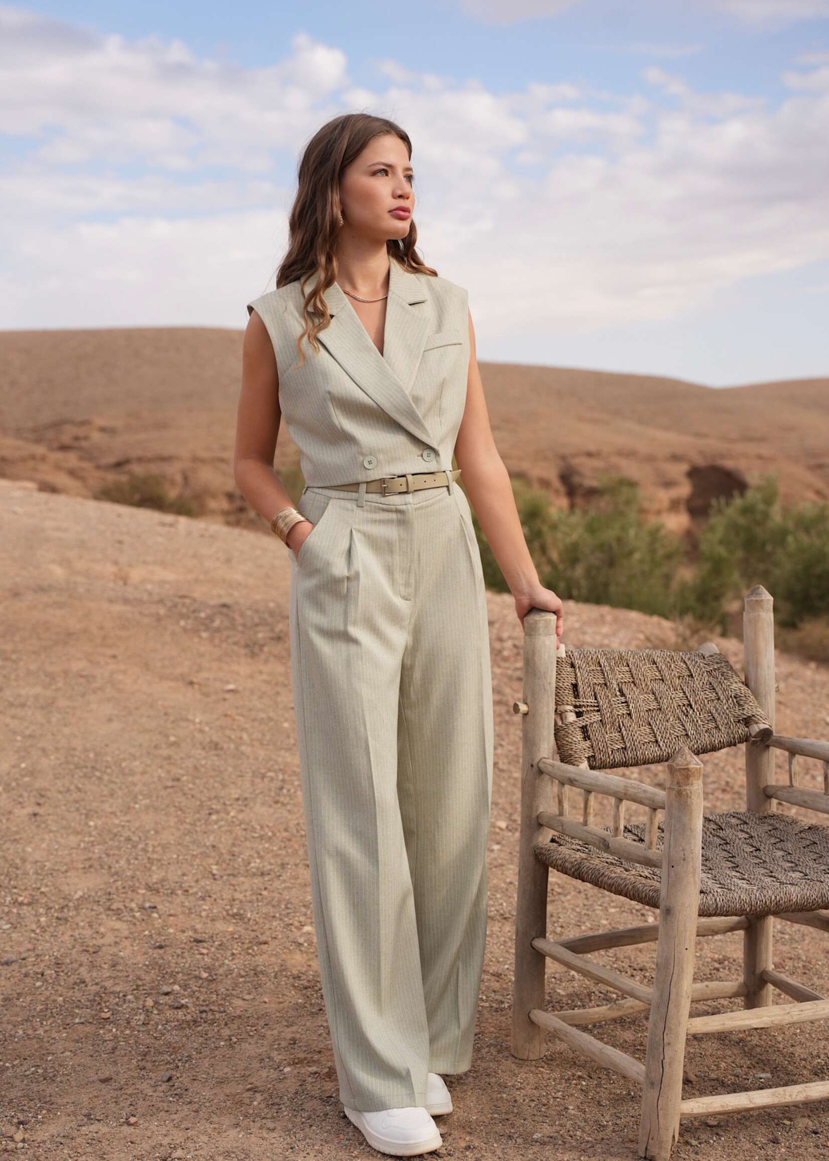 Flo Boutique Broek Dainy Light Green