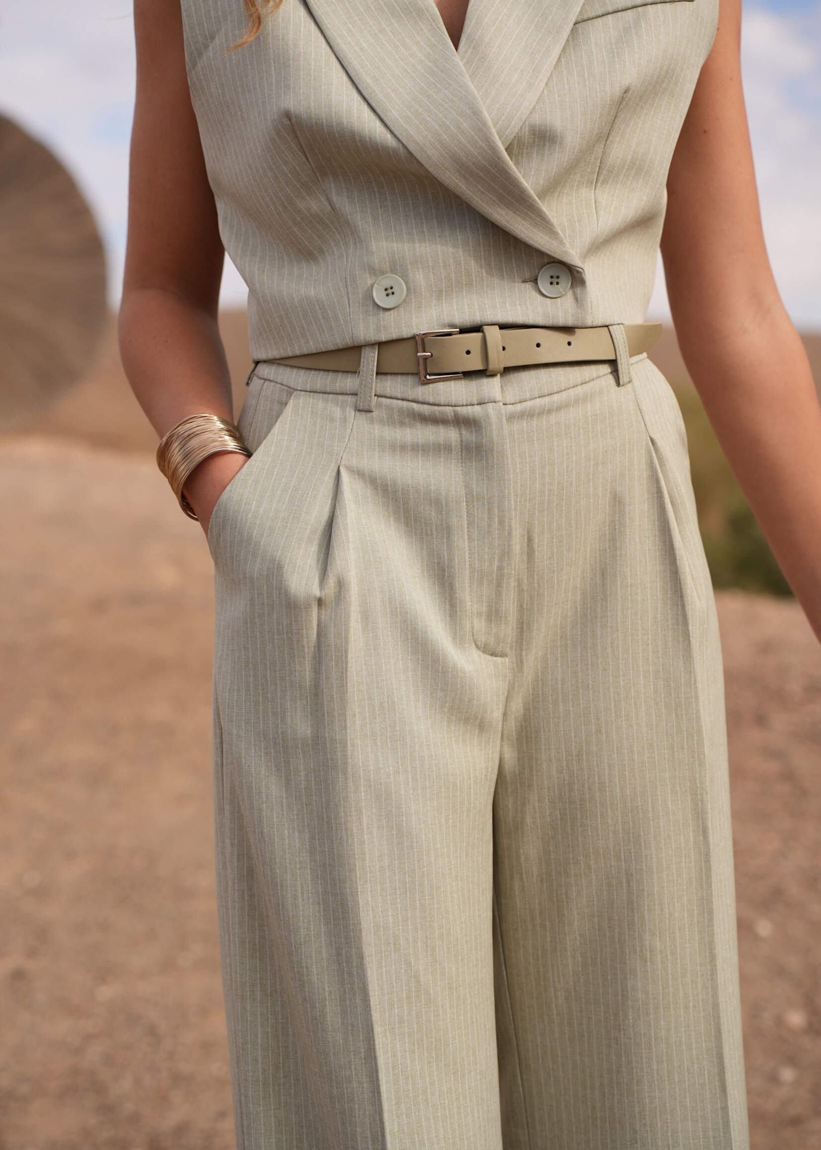 Flo Boutique Broek Dainy Light Green