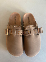 Flo Boutique Clogs studs Bella Khaki