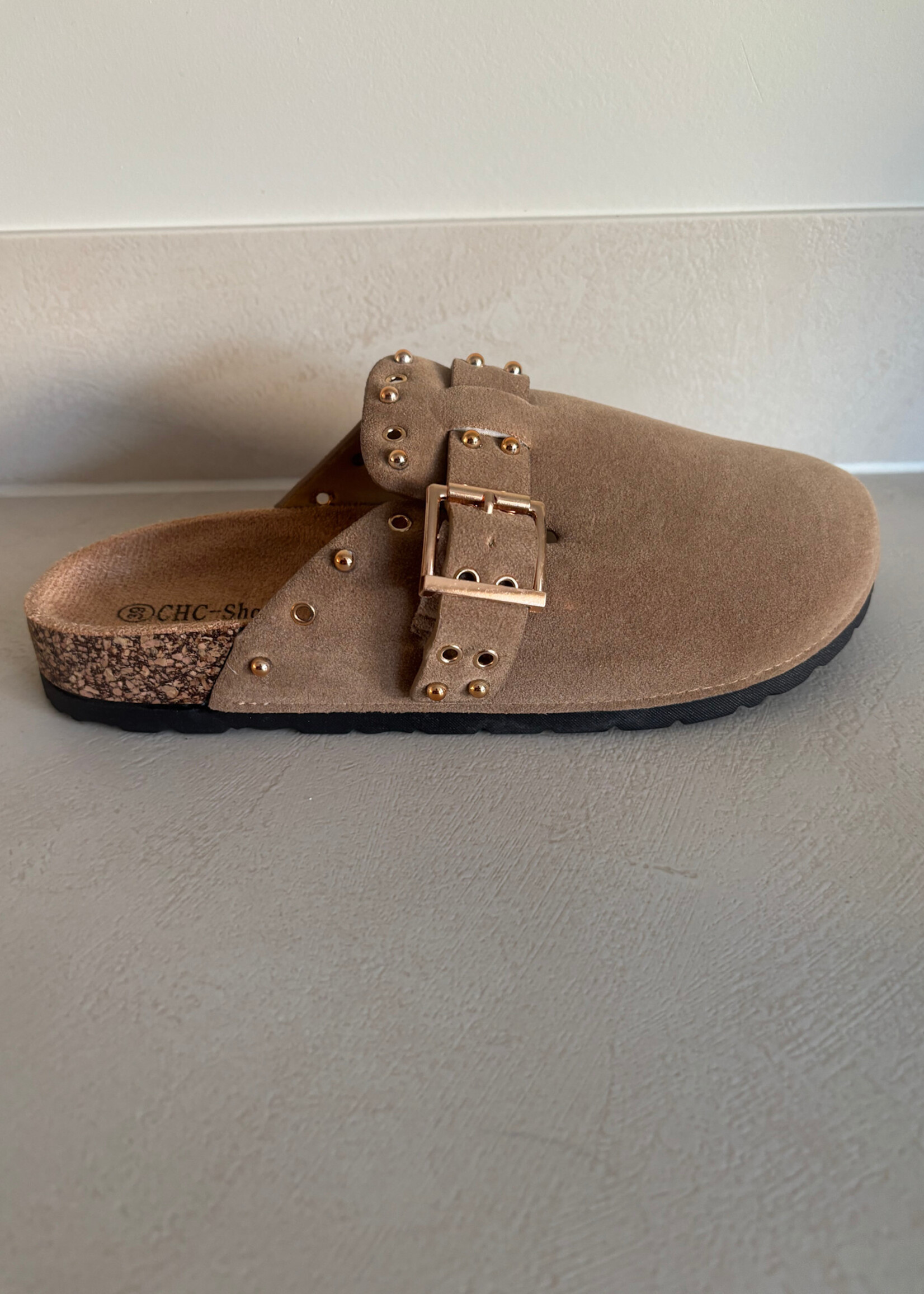 Flo Boutique Clogs studs Bella Khaki