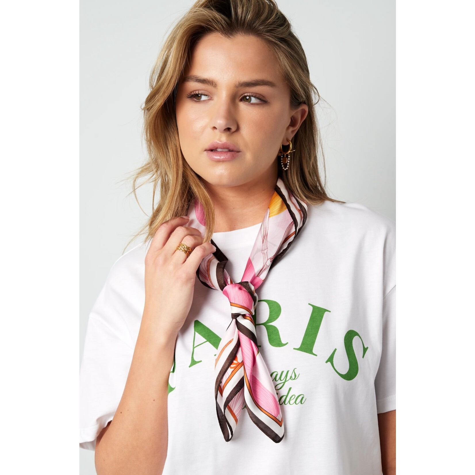 Flo Boutique Sjaaltje Flowerday Yellow