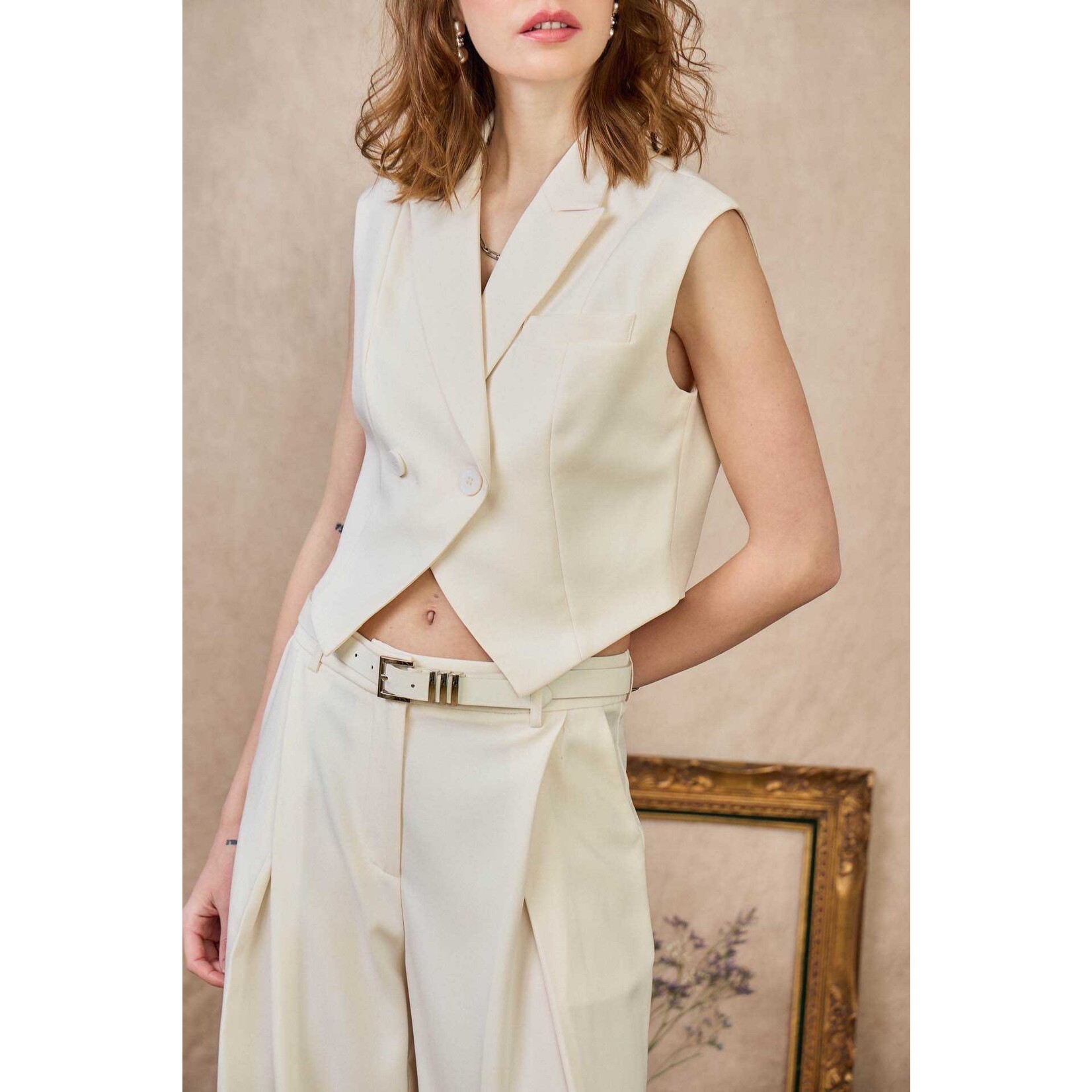 Flo Boutique Gilet Bibi Ecru