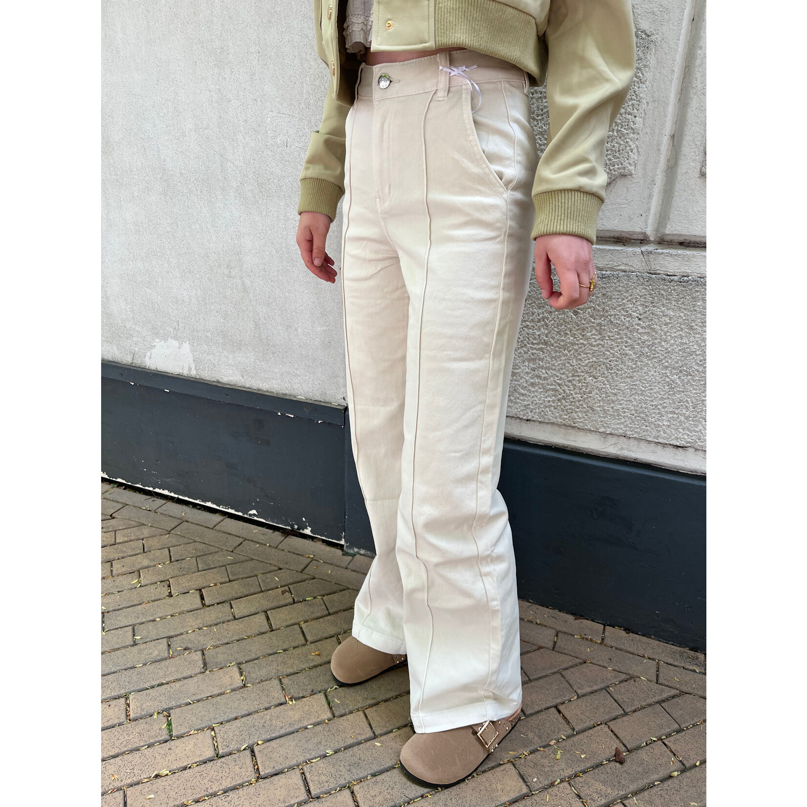 Flo Boutique Jeans Lulu Beige