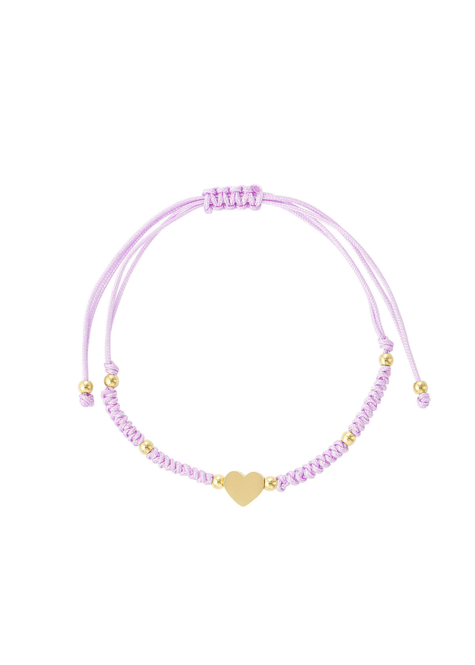 Flo Boutique Gevlochten armband heart