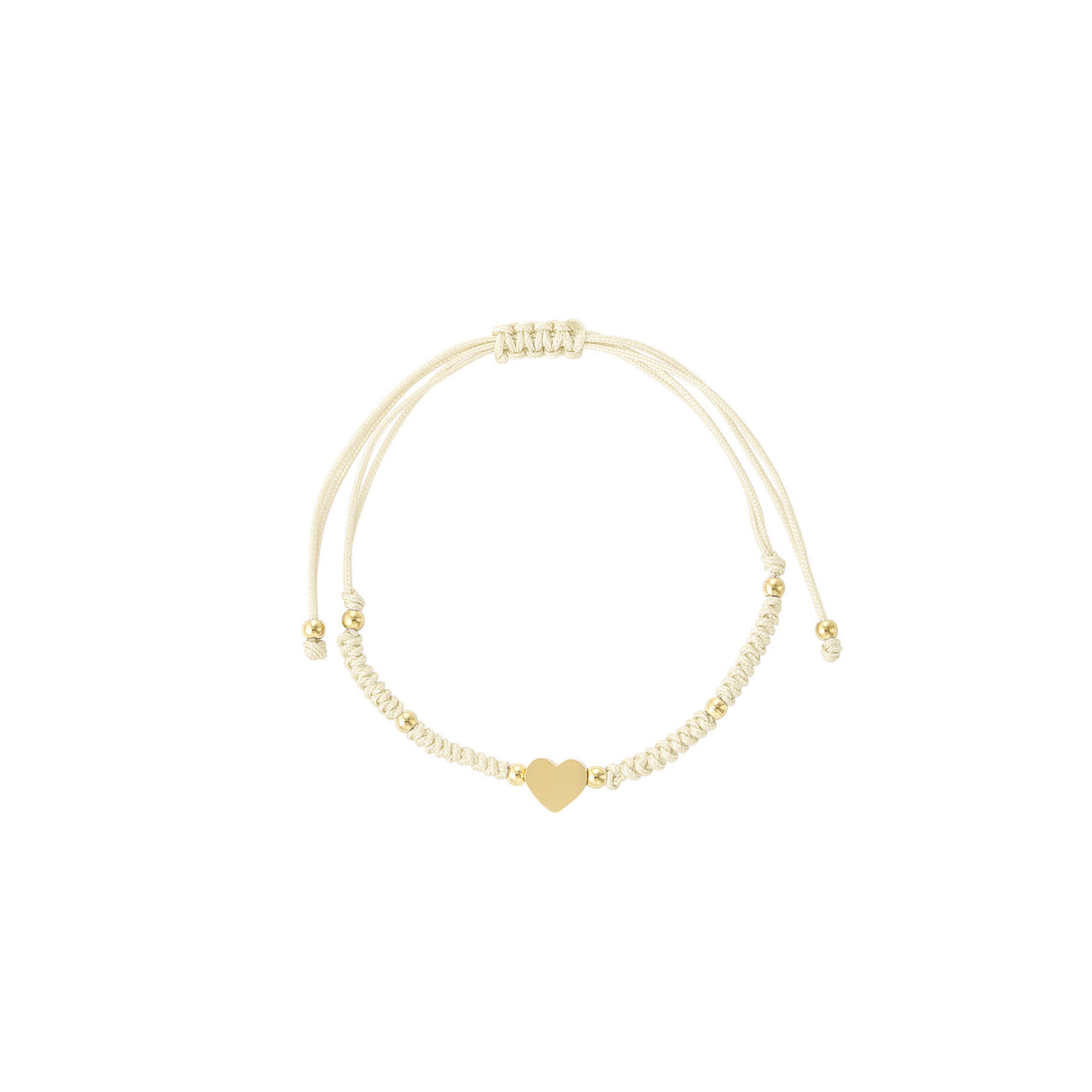 Flo Boutique Gevlochten armband heart