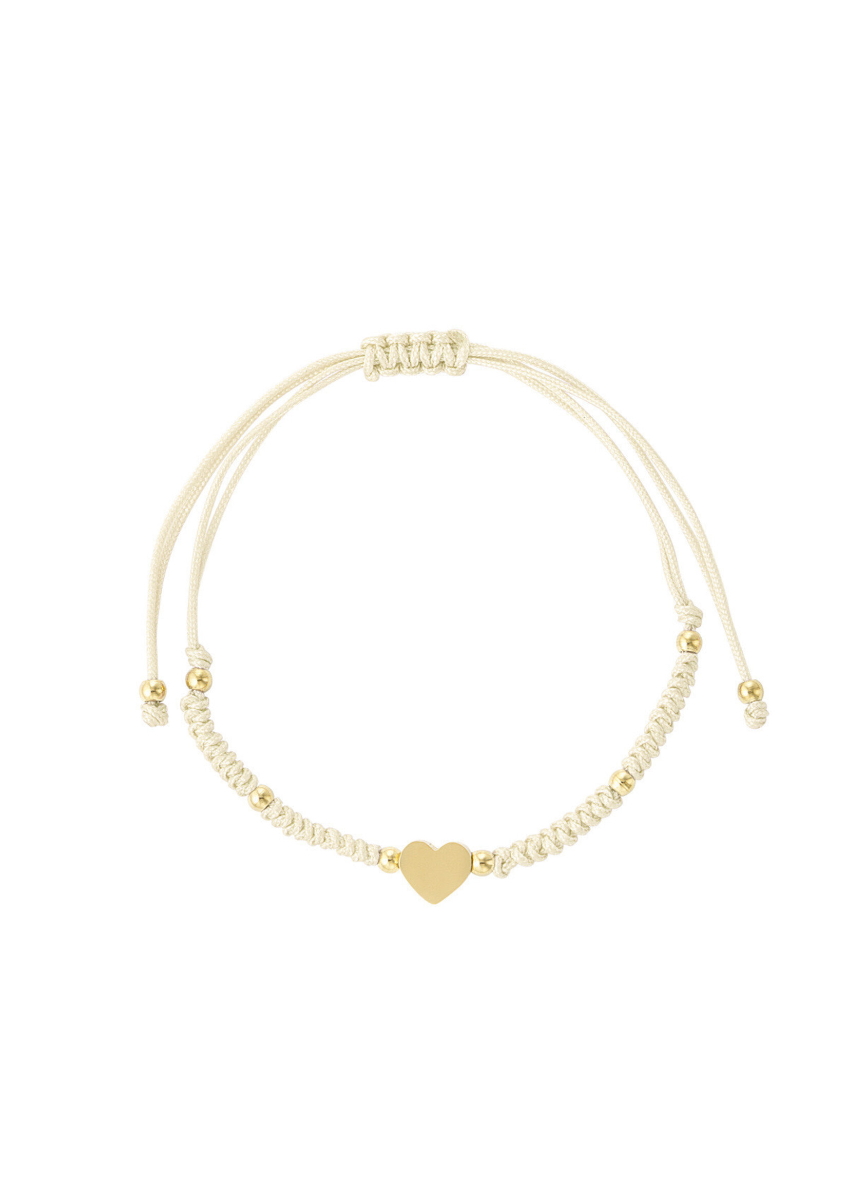 Flo Boutique Gevlochten armband heart