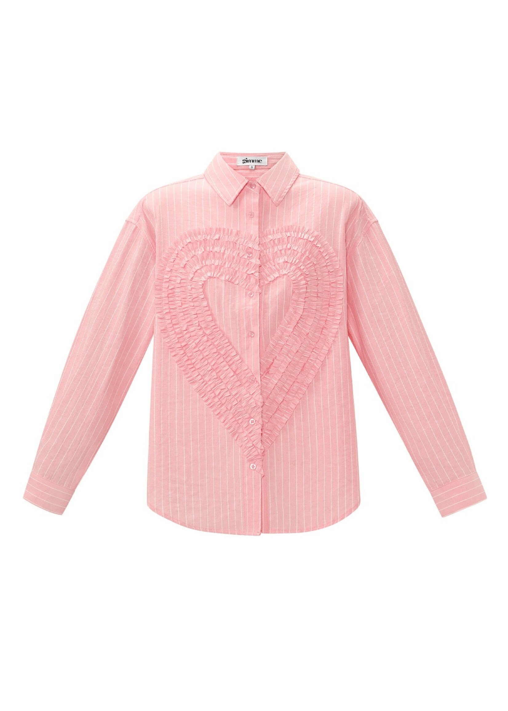 Flo Boutique Blouse Love Pink small