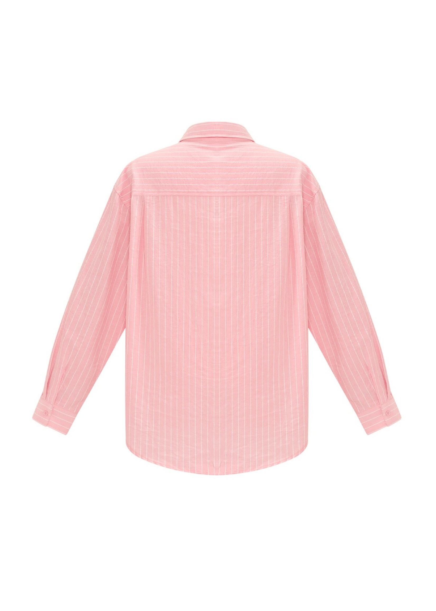 Flo Boutique Blouse Love Pink small