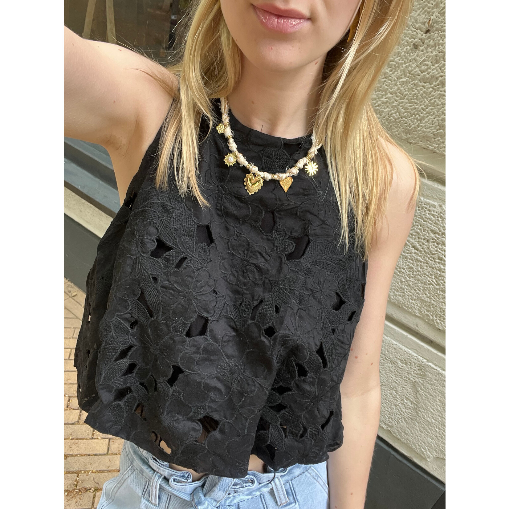 Flo Boutique Top Do Black