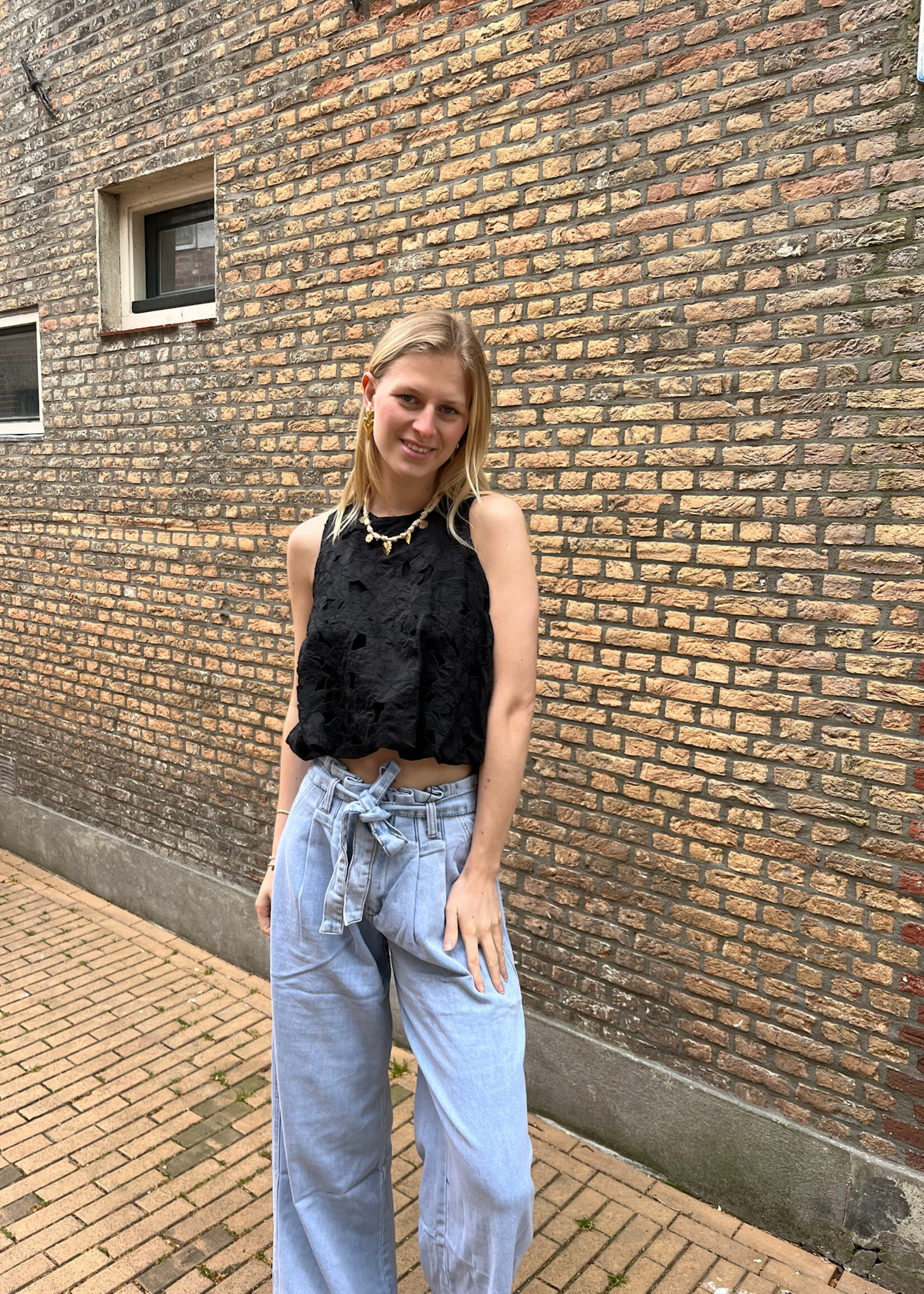 Flo Boutique Top Do Black