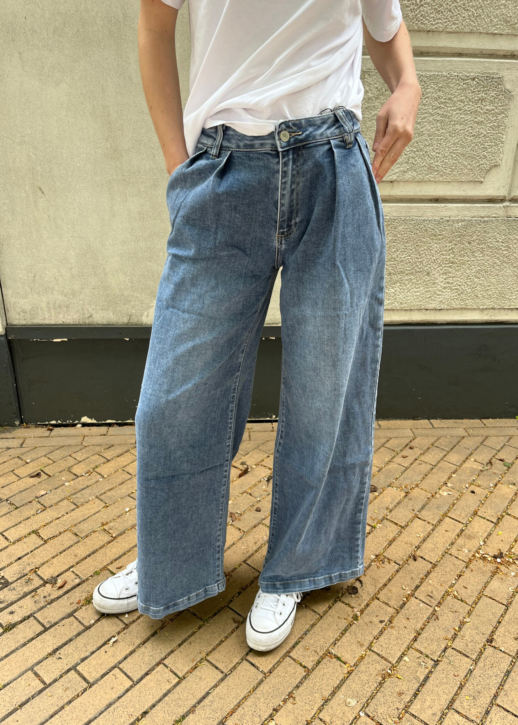 Flo Boutique Extra Wide Leg Jeans Laulia Blue