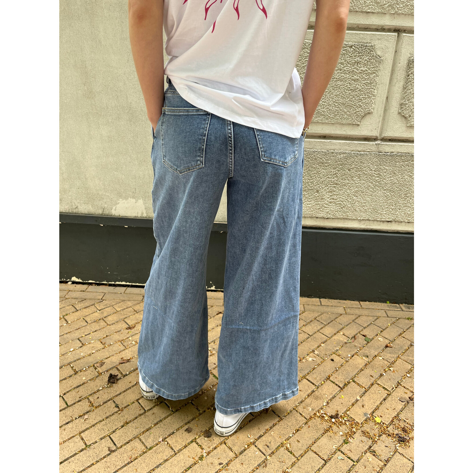 Flo Boutique Extra Wide Leg Jeans Laulia Blue