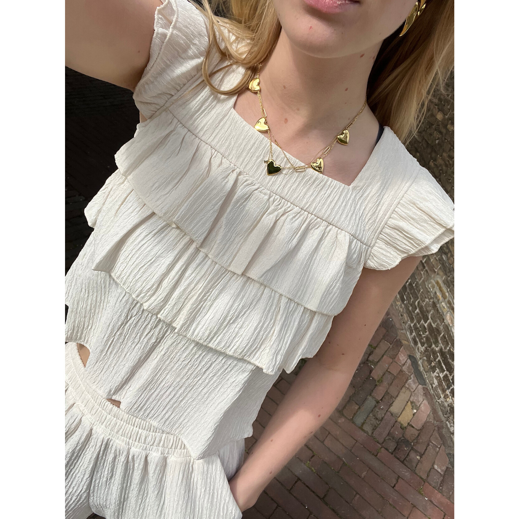 Flo Boutique Top Juul Beige