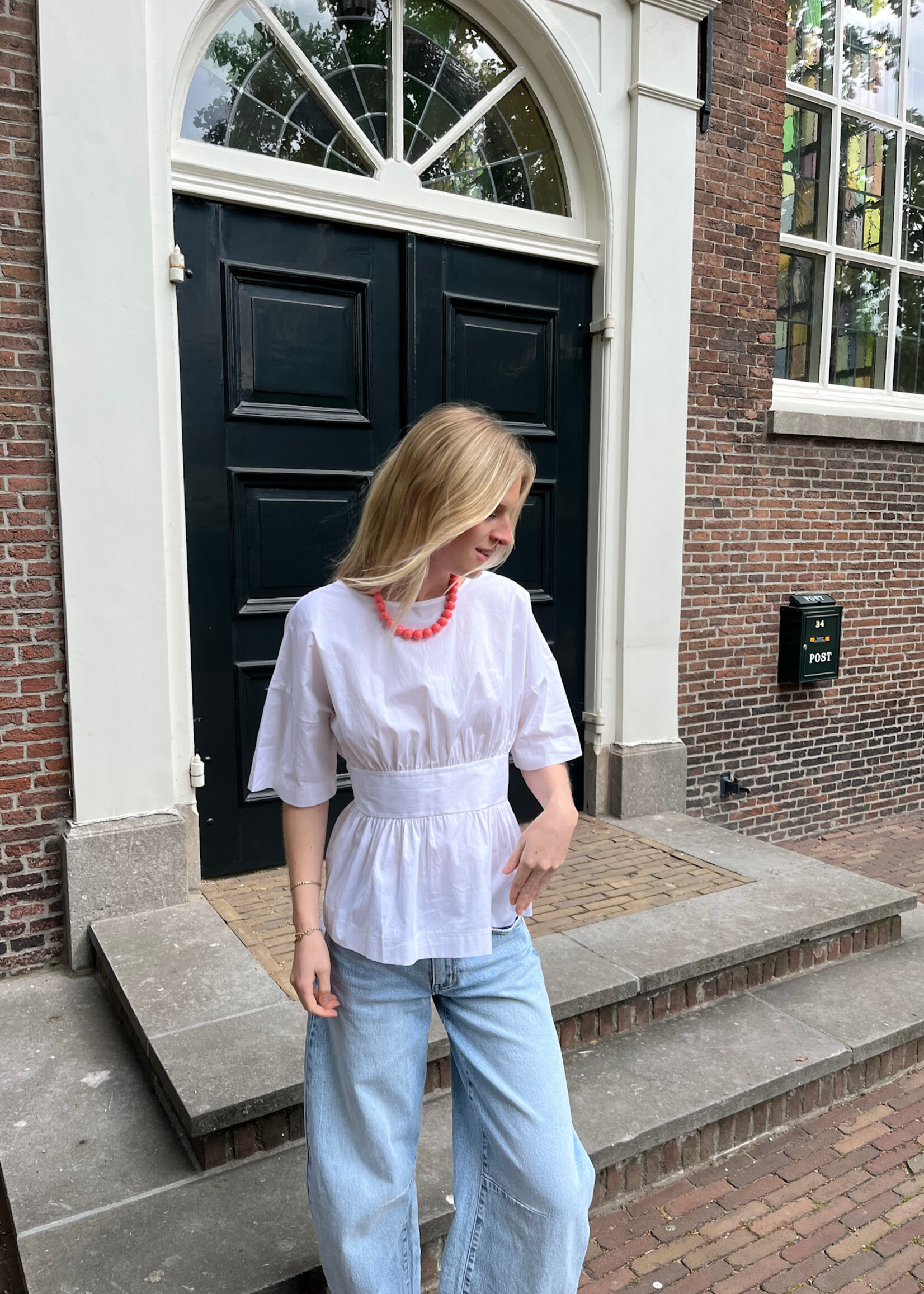 Flo Boutique Top Rox White