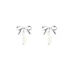 Flo Boutique Oorbellen Bow pearl