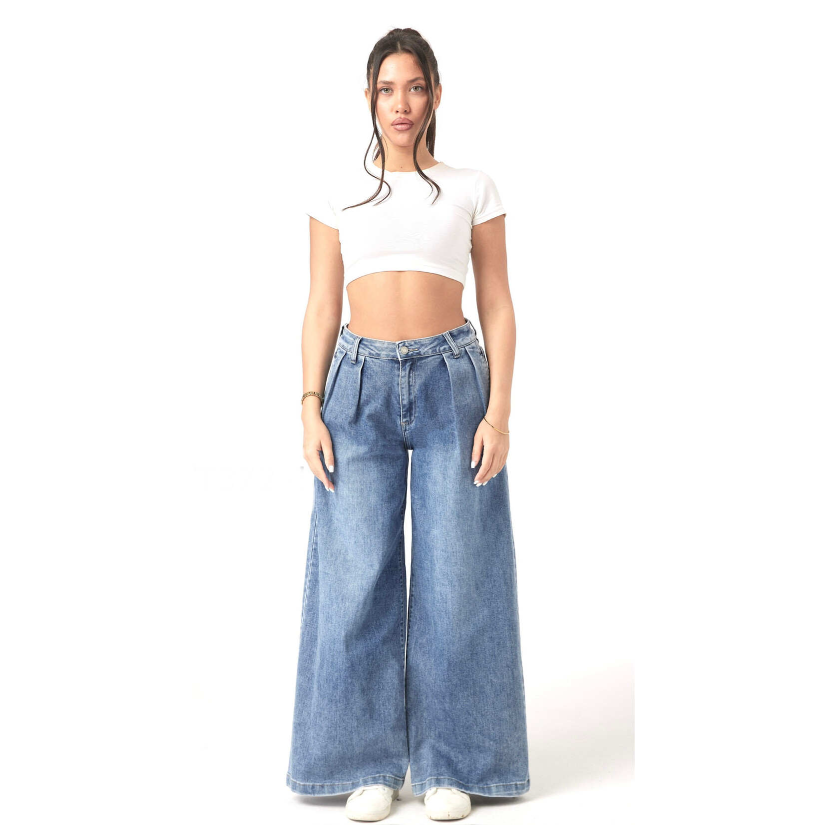 Flo Boutique Extra Wide Leg Jeans Laulia Blue