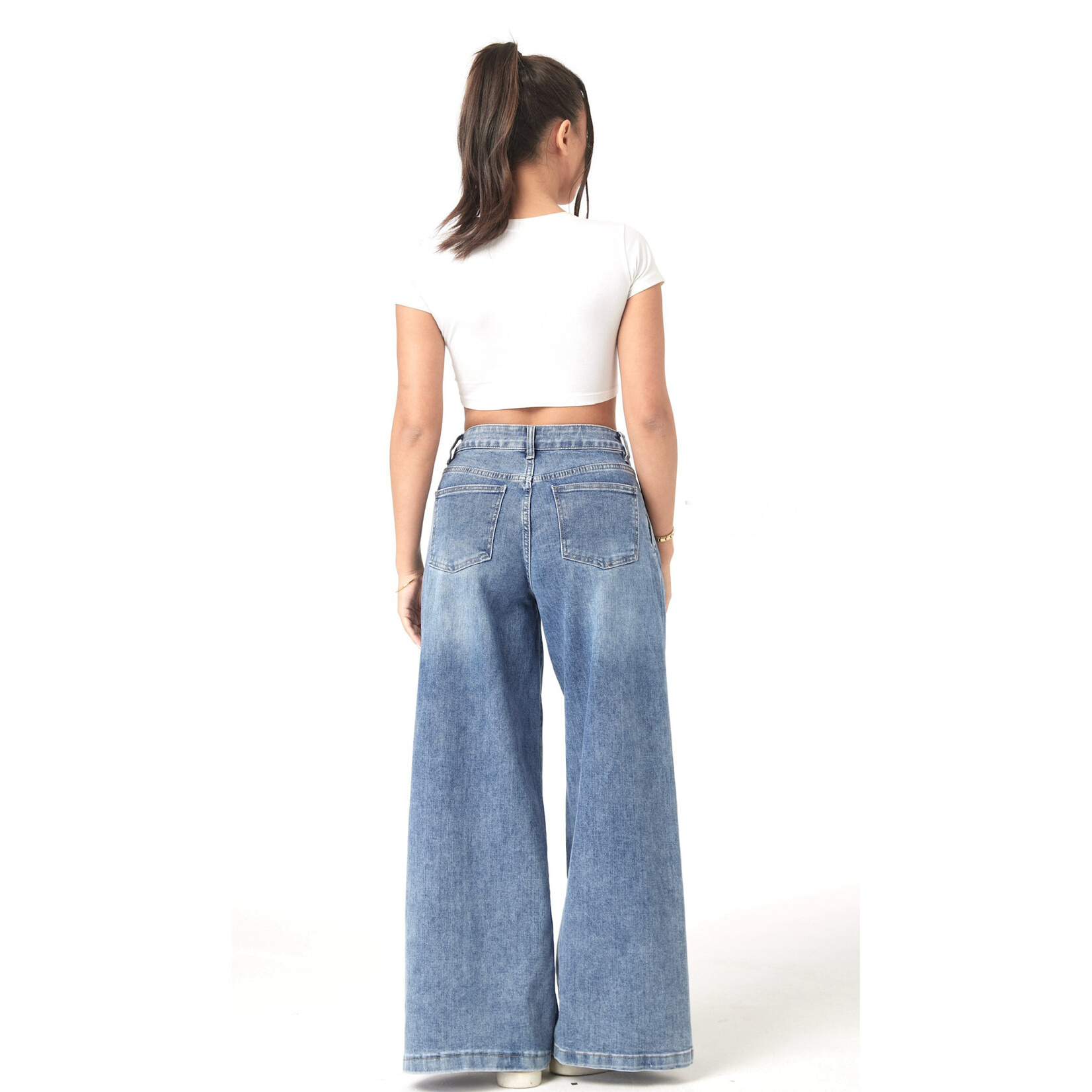 Flo Boutique Extra Wide Leg Jeans Laulia Blue
