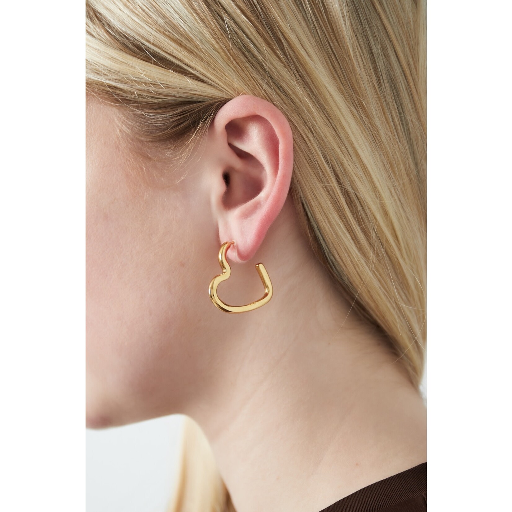 Flo Boutique Heart Clip oorbellen