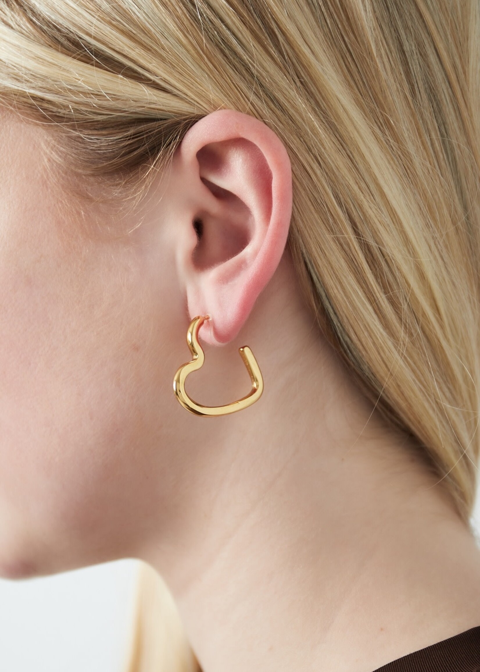 Flo Boutique Heart Clip oorbellen